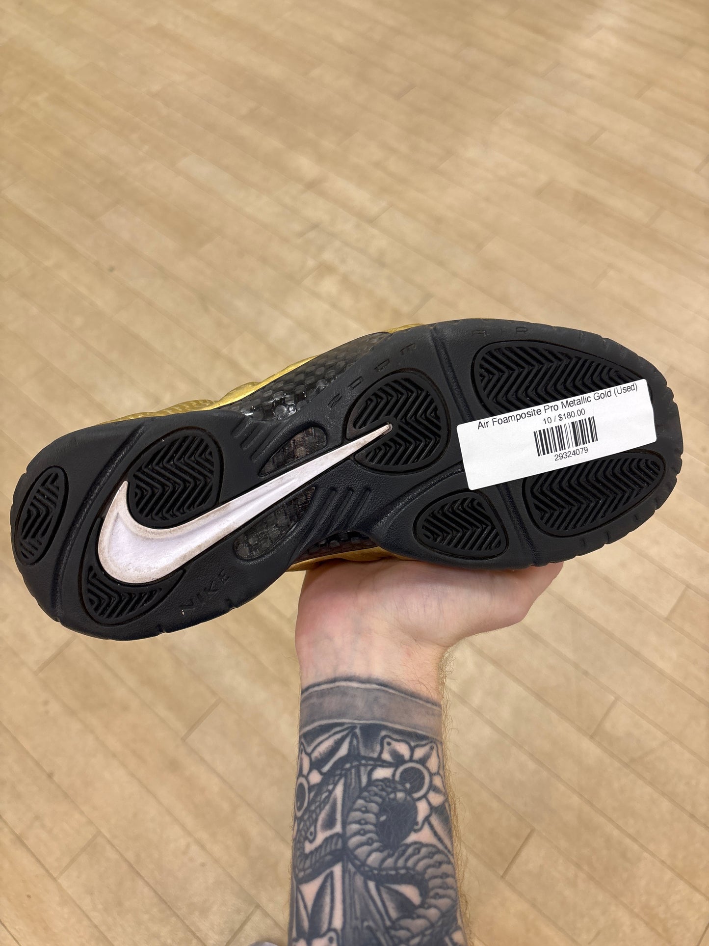 Air Foamposite Pro Metallic Gold (Used)