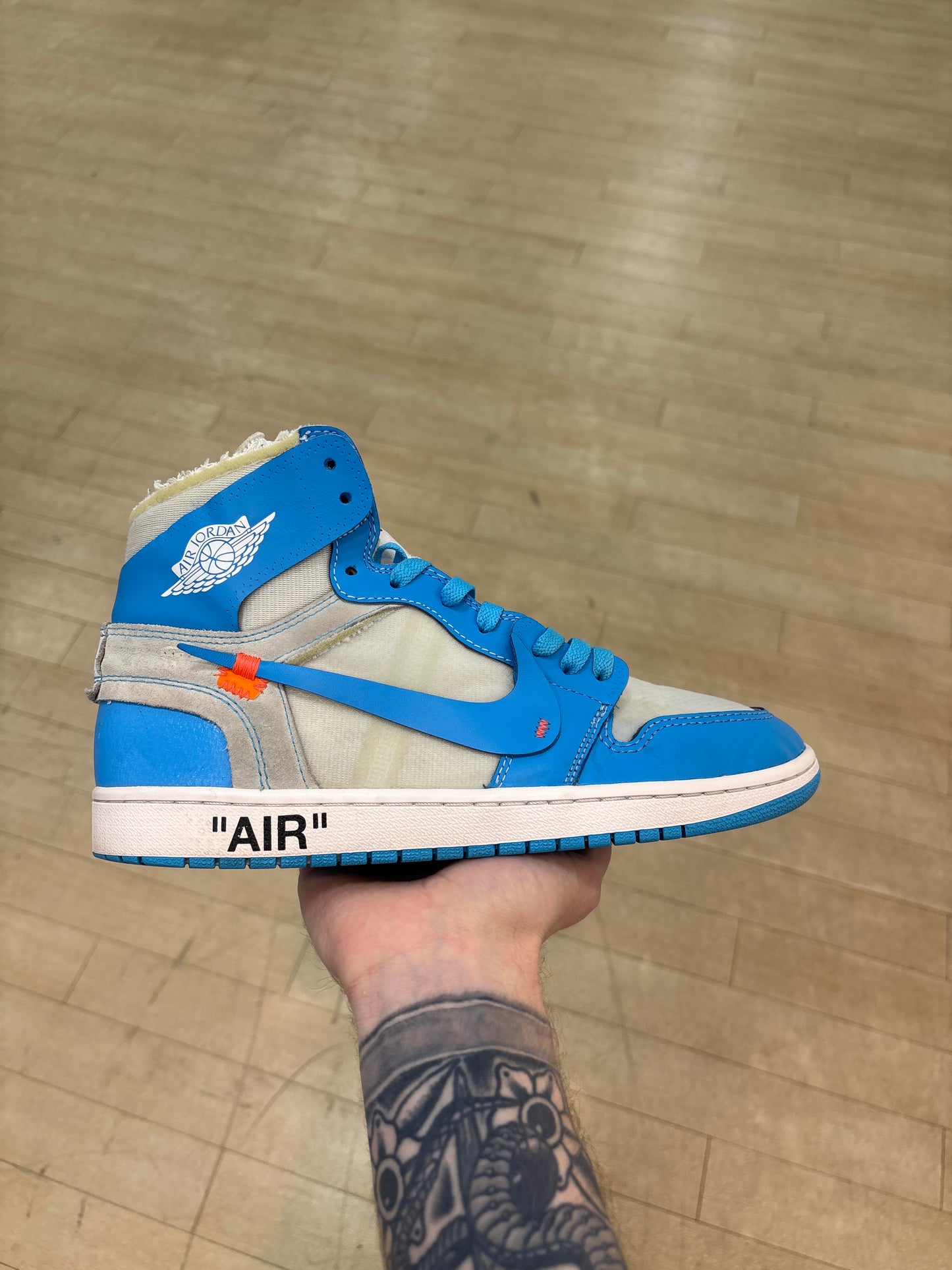 Jordan 1 High Off White UNC (Used)