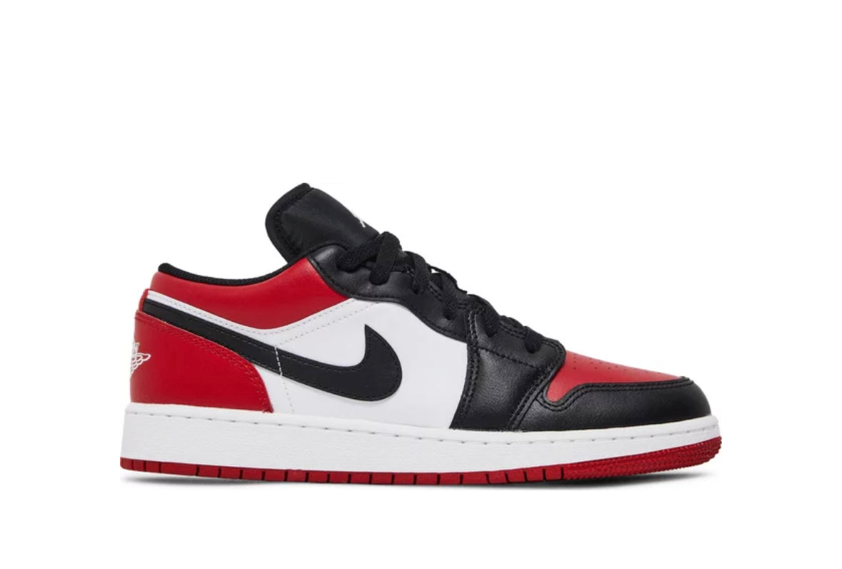 Jordan 1 Low Bred Toe GS