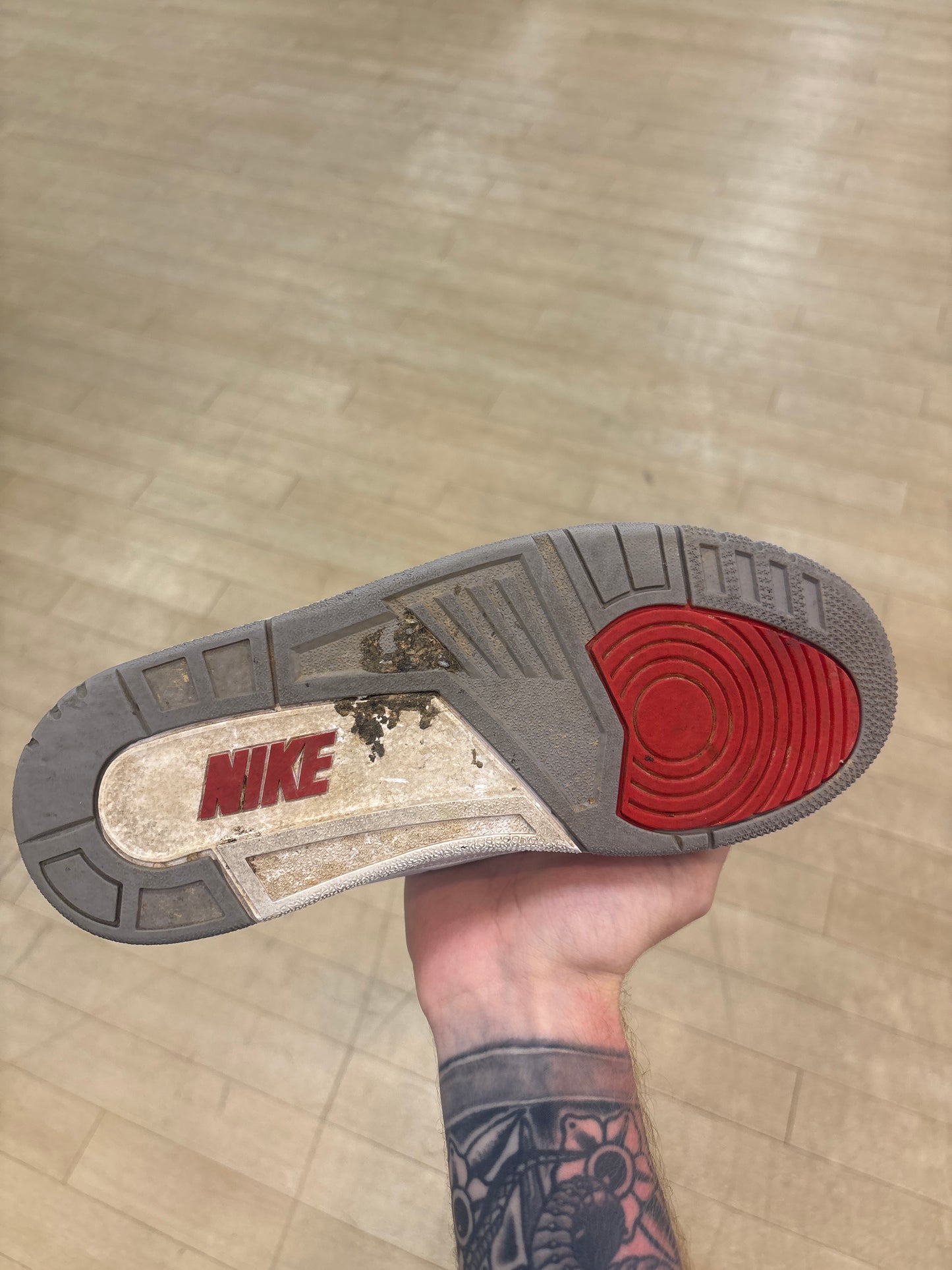 Jordan 3 Fire Red (Used)