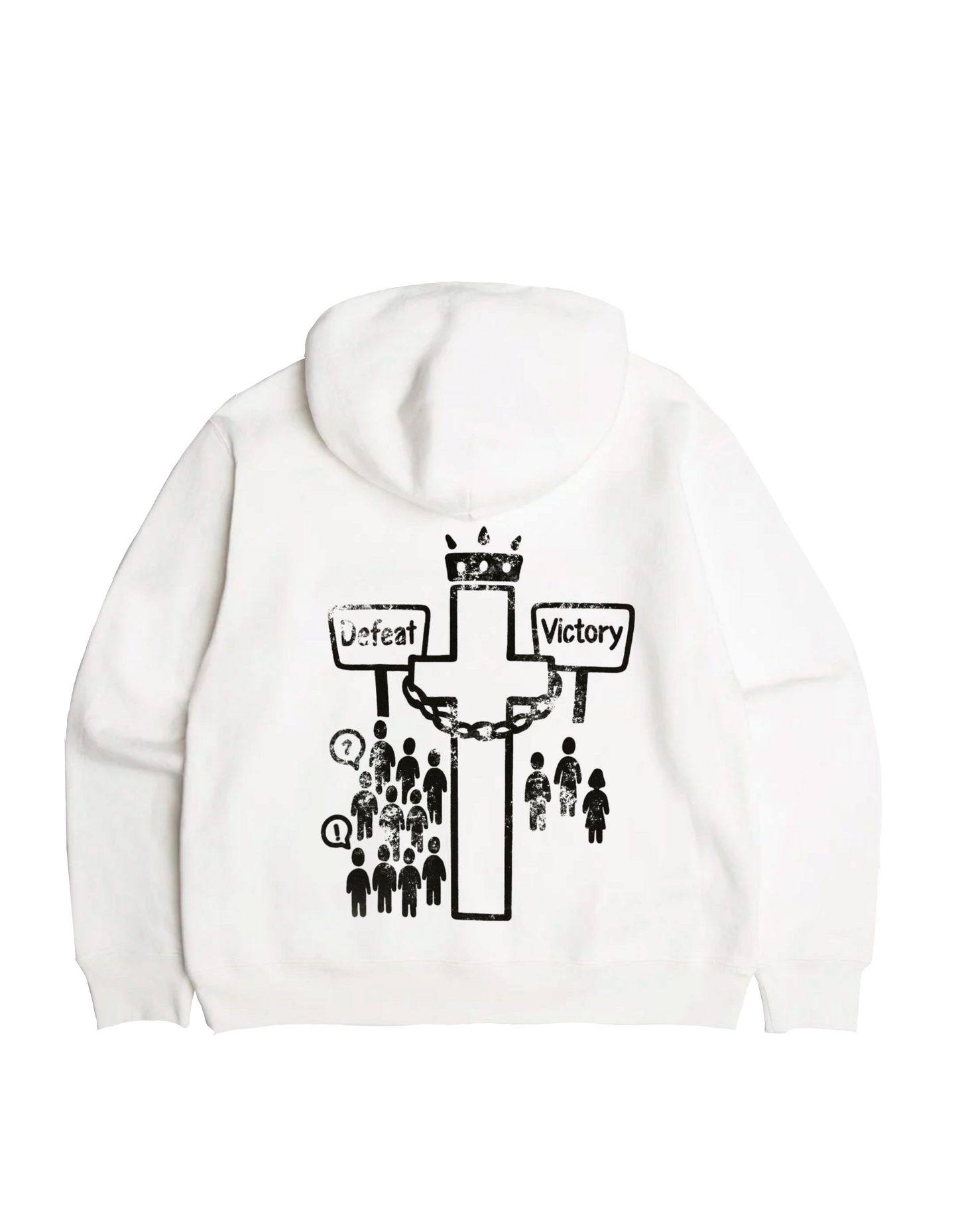 VIOP “Narrow Path” White Hoodie