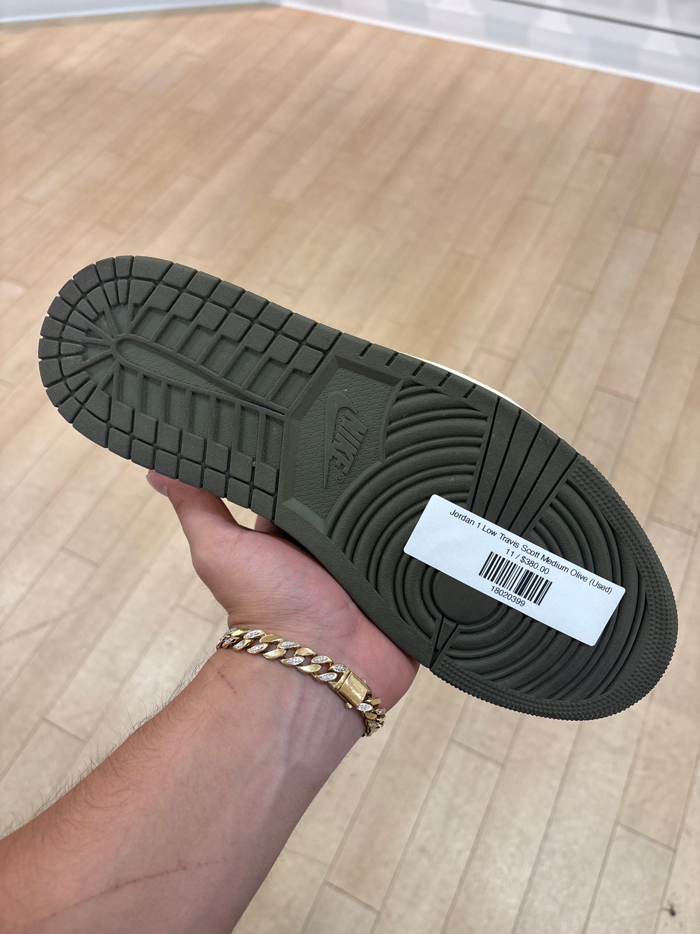 Jordan 1 Low Travis Scott Medium Olive (Used)