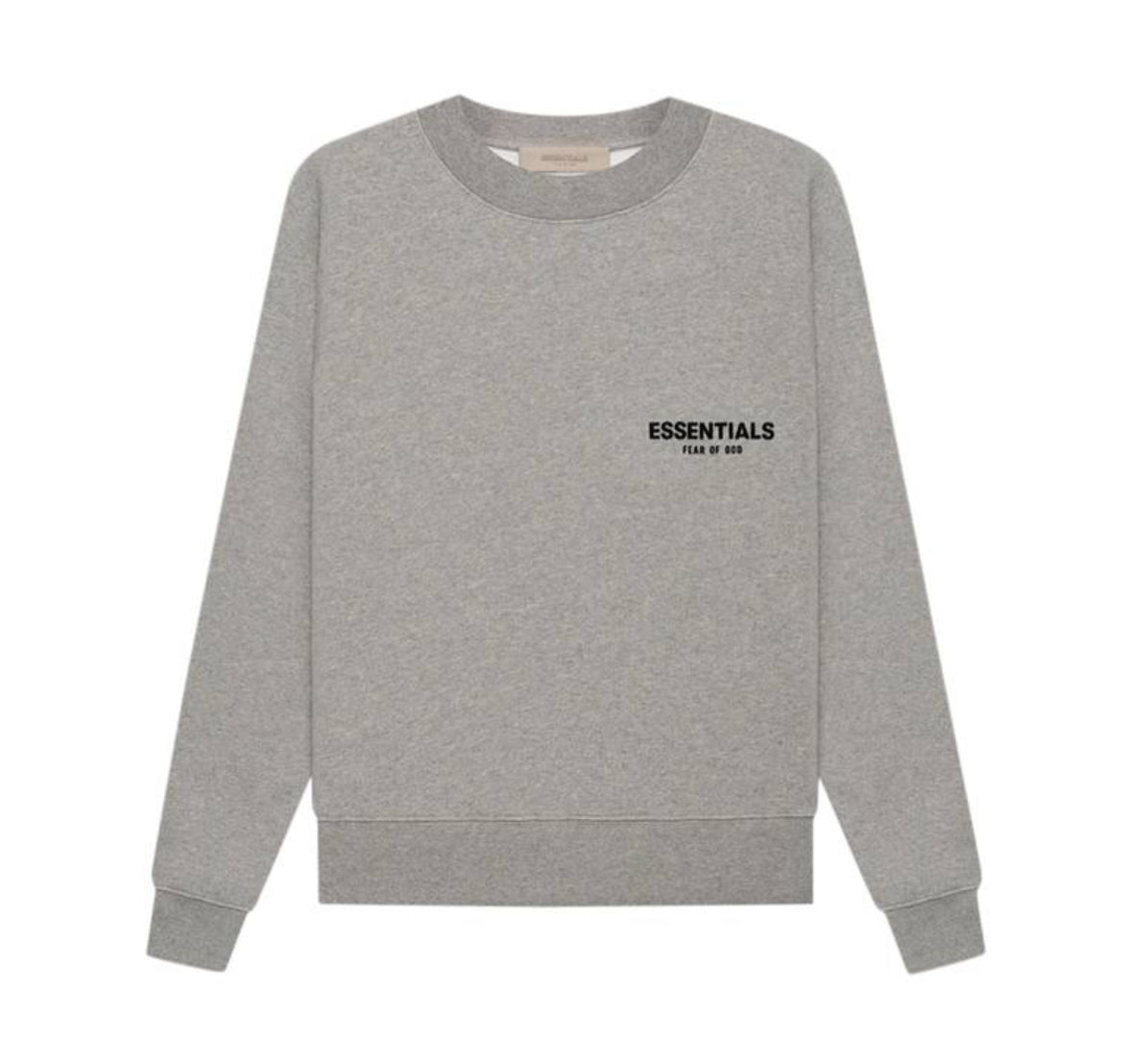 Essentials Dark Oatmeal Crewneck