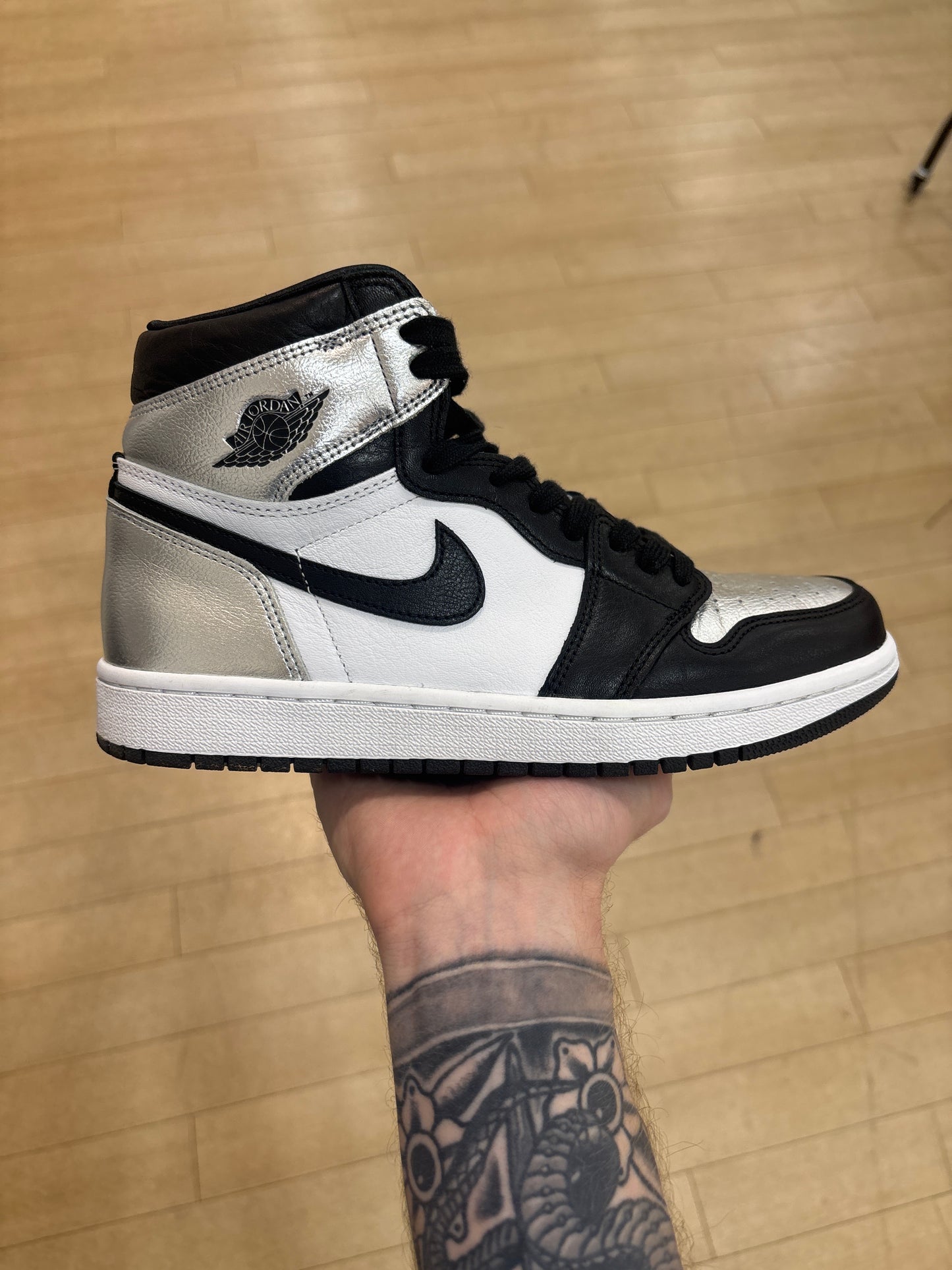 Jordan 1 High Silver Toe W (Used)