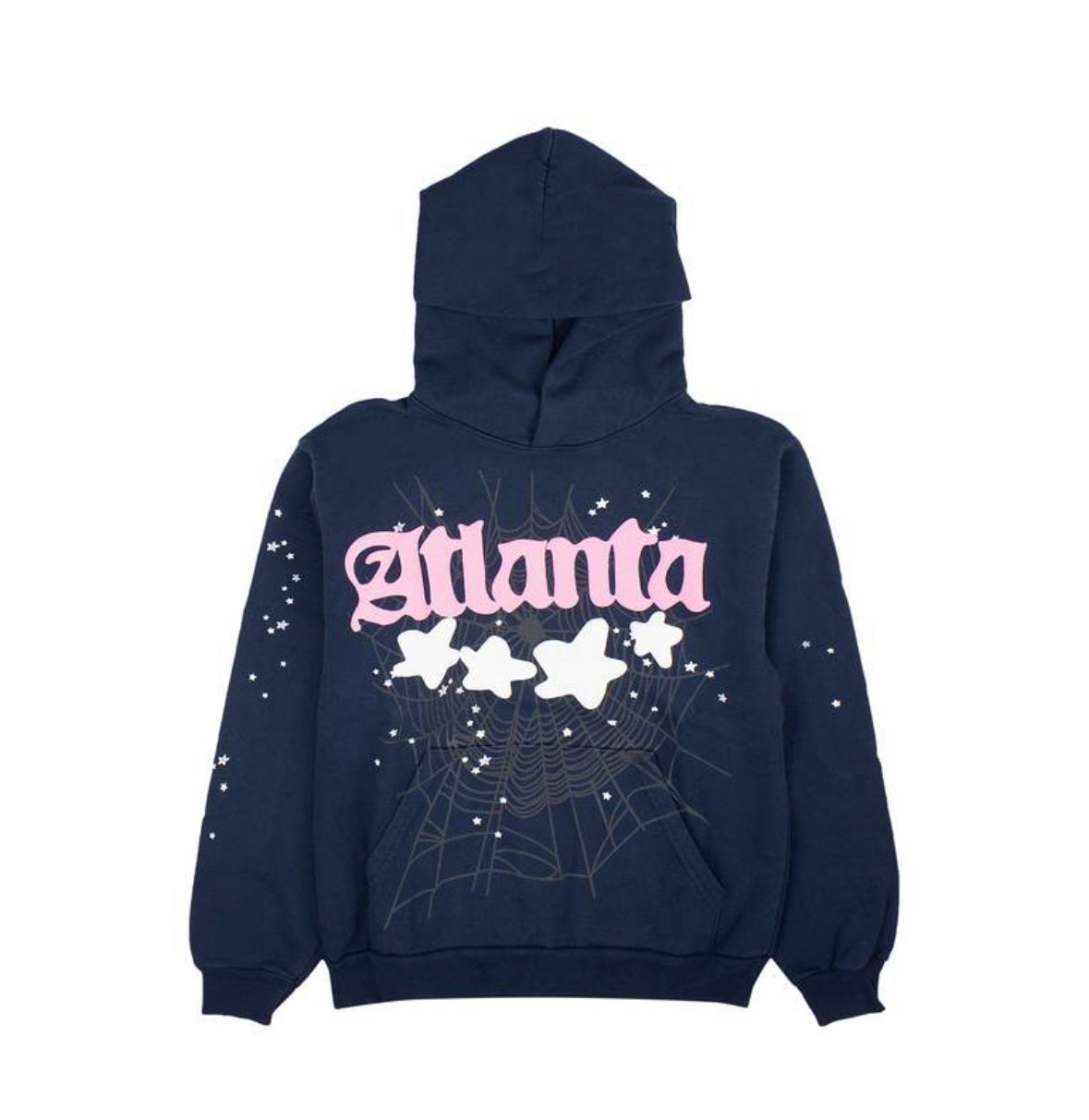Sp5der Atlanta Navy Hoodie