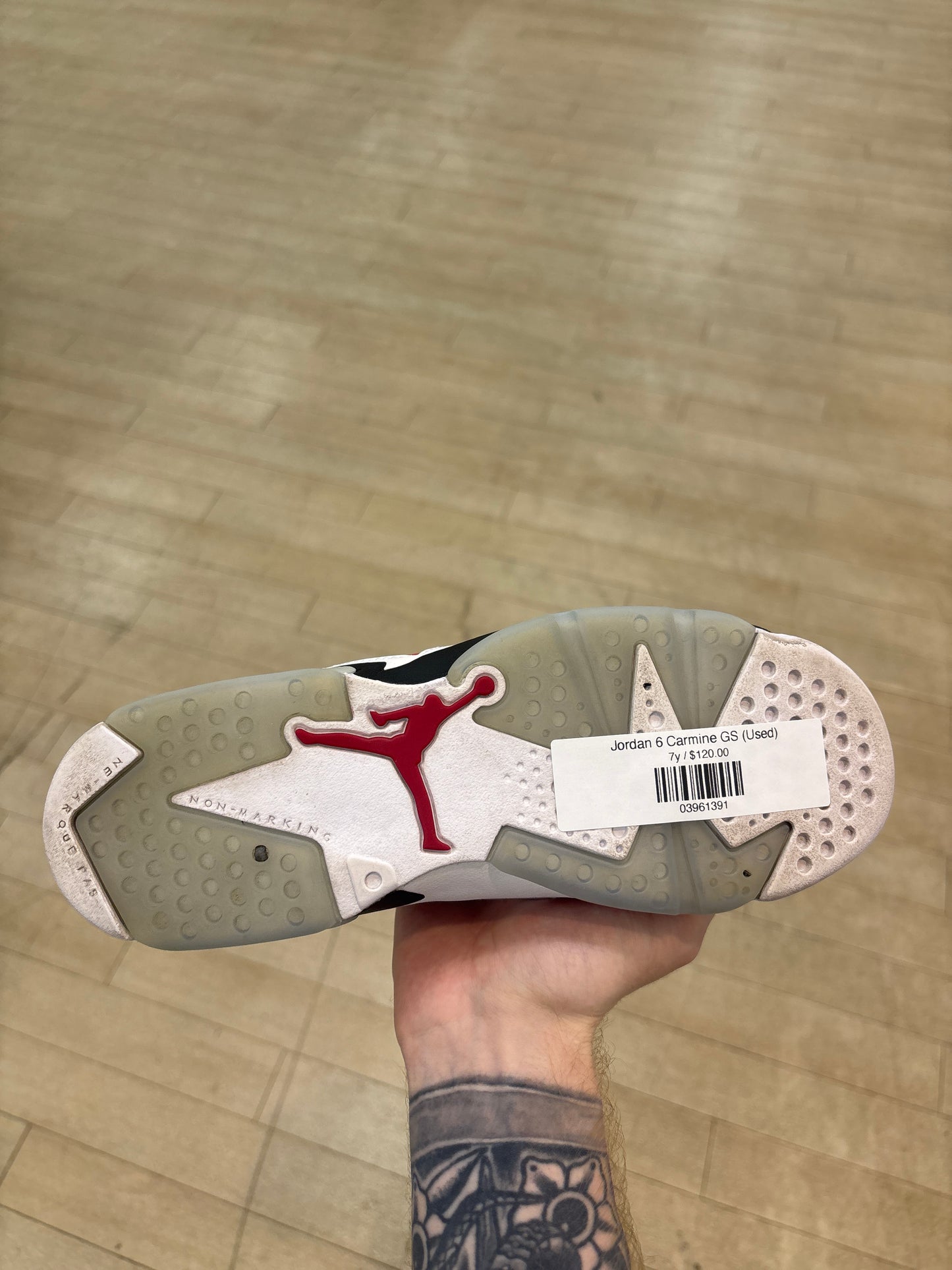 Jordan 6 Carmine GS (Used)