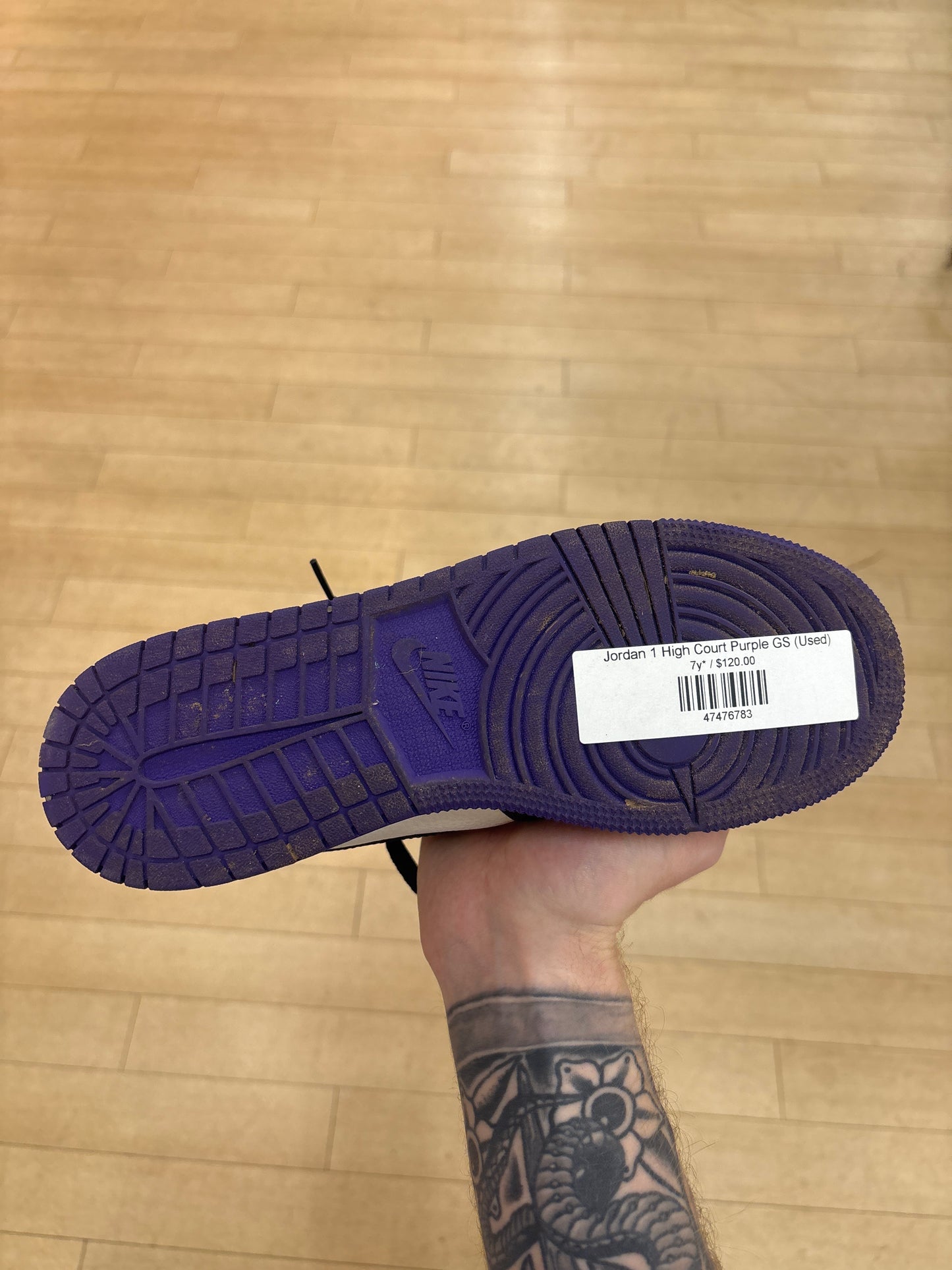 Jordan 1 High Court Purple GS (Used)