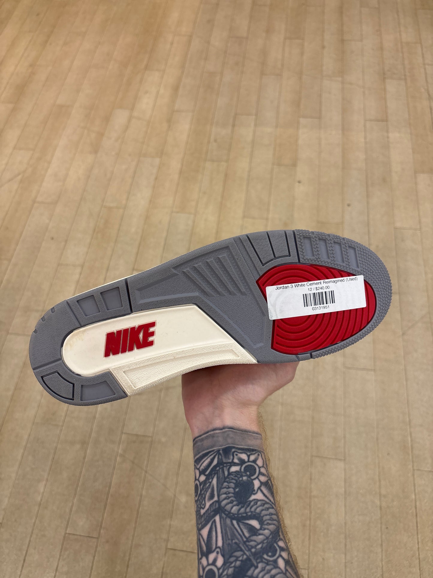 Jordan 3 White Cement Reimagined (Used)