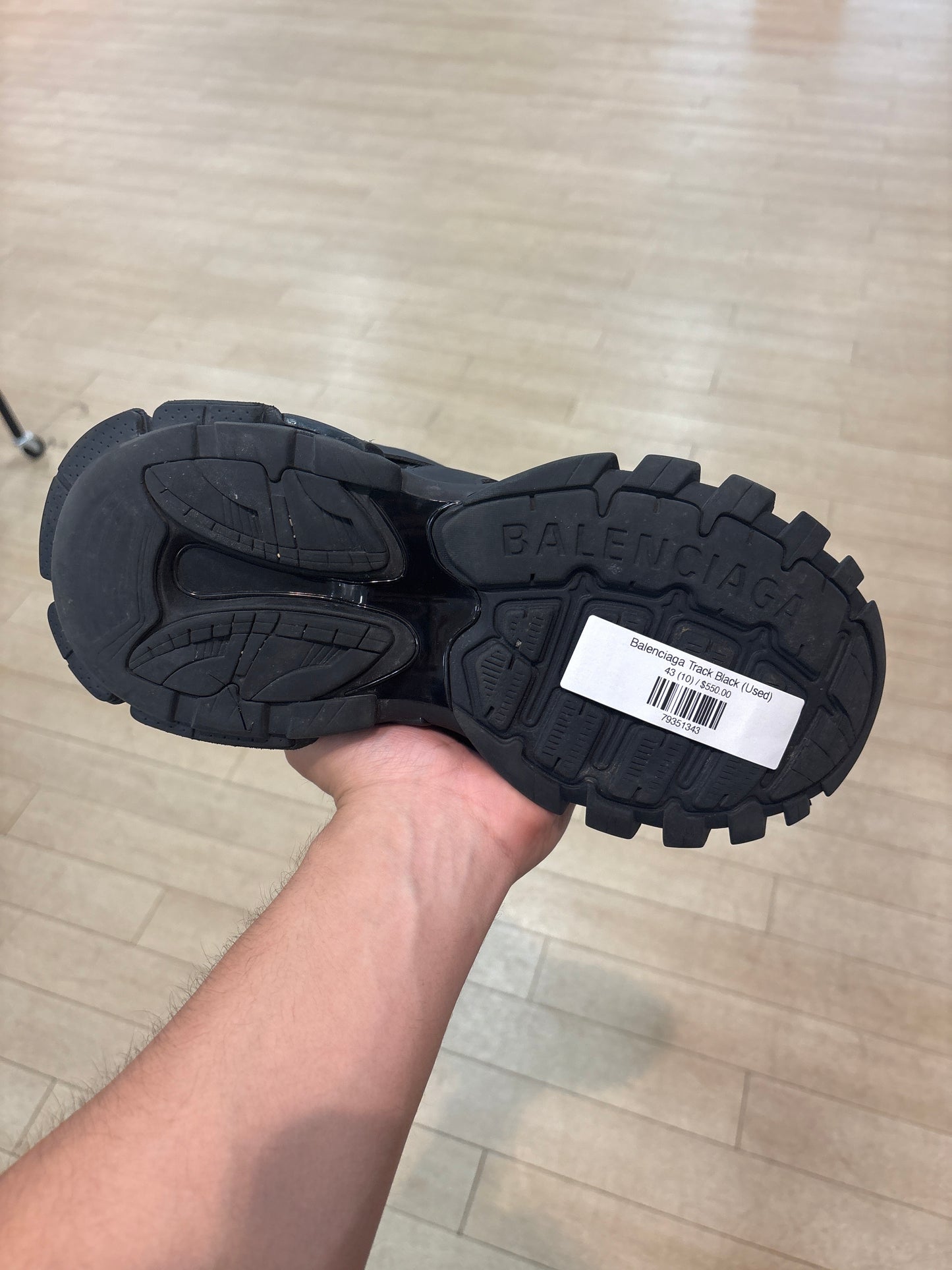 Balenciaga Track Black (Used)