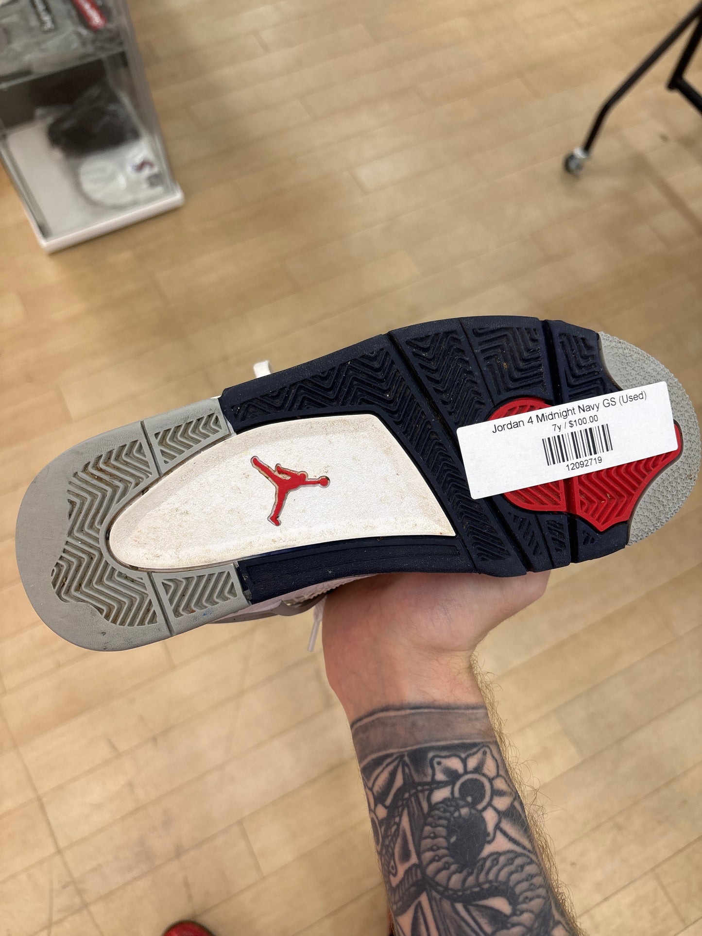 Jordan 4 Midnight Navy GS (Used)