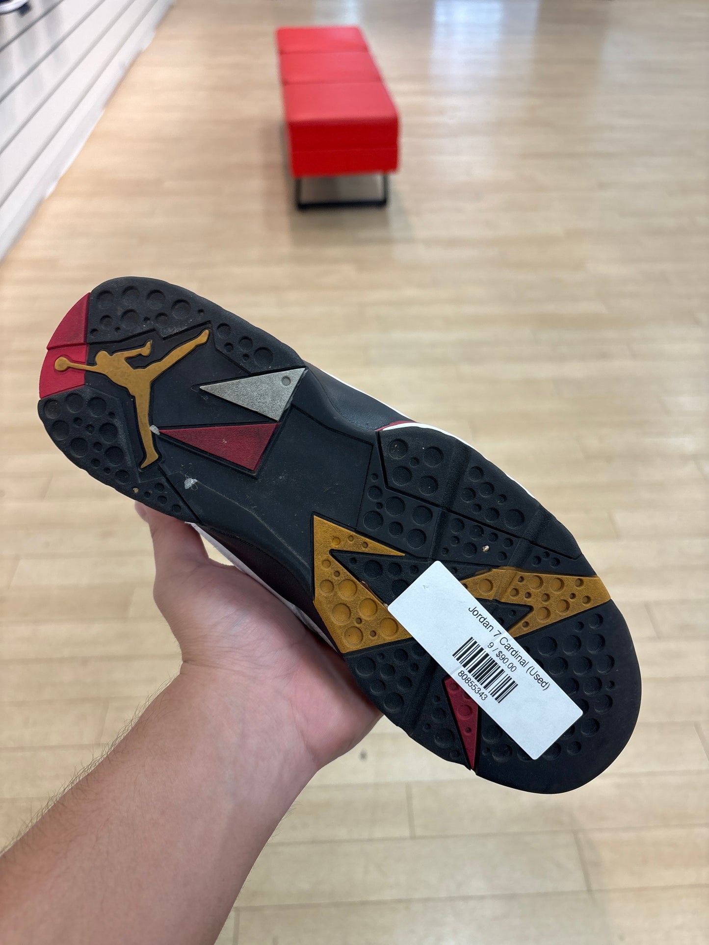 Jordan 7 Cardinal (Used)