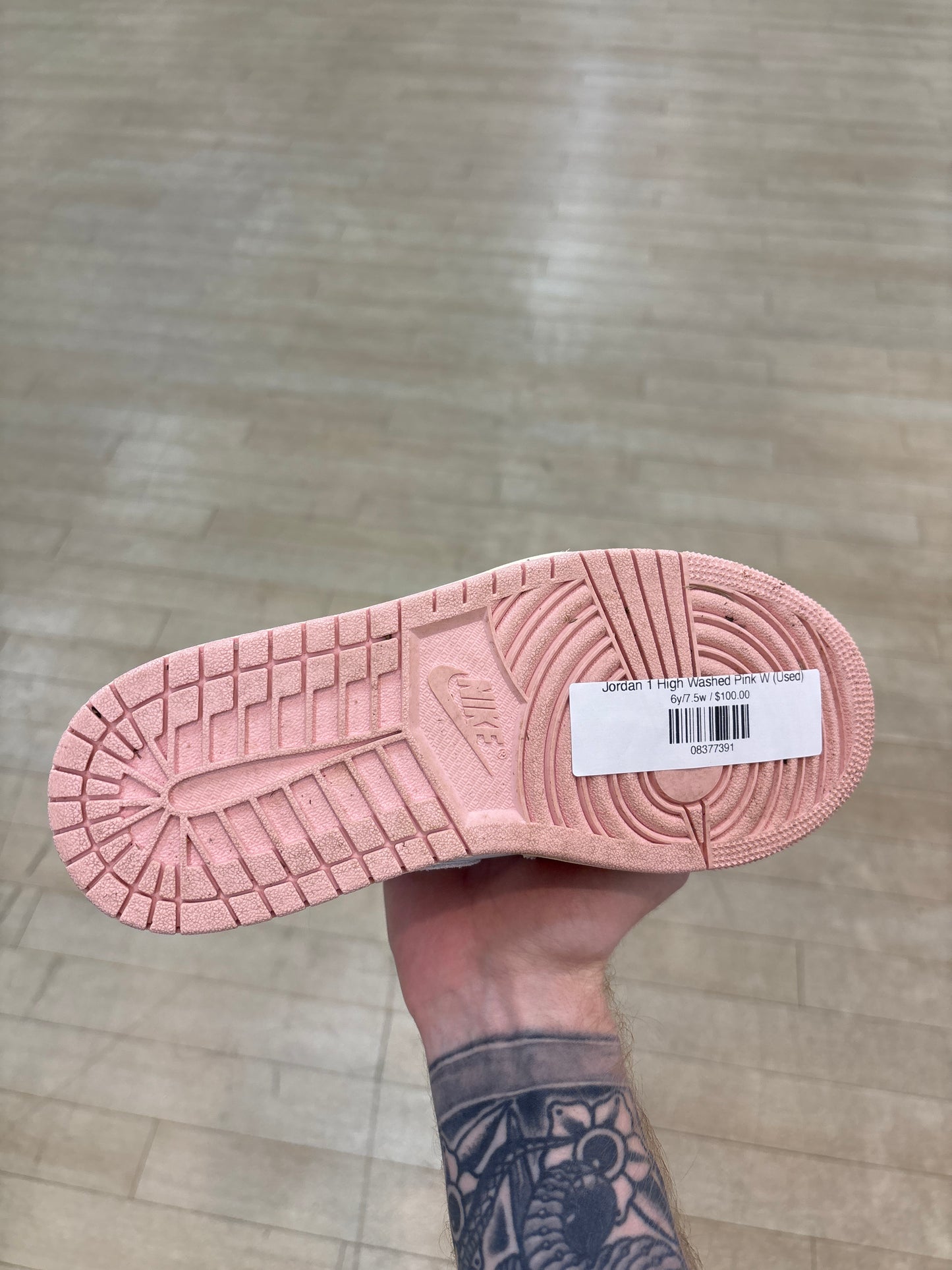 Jordan 1 High Washed Pink W (Used)