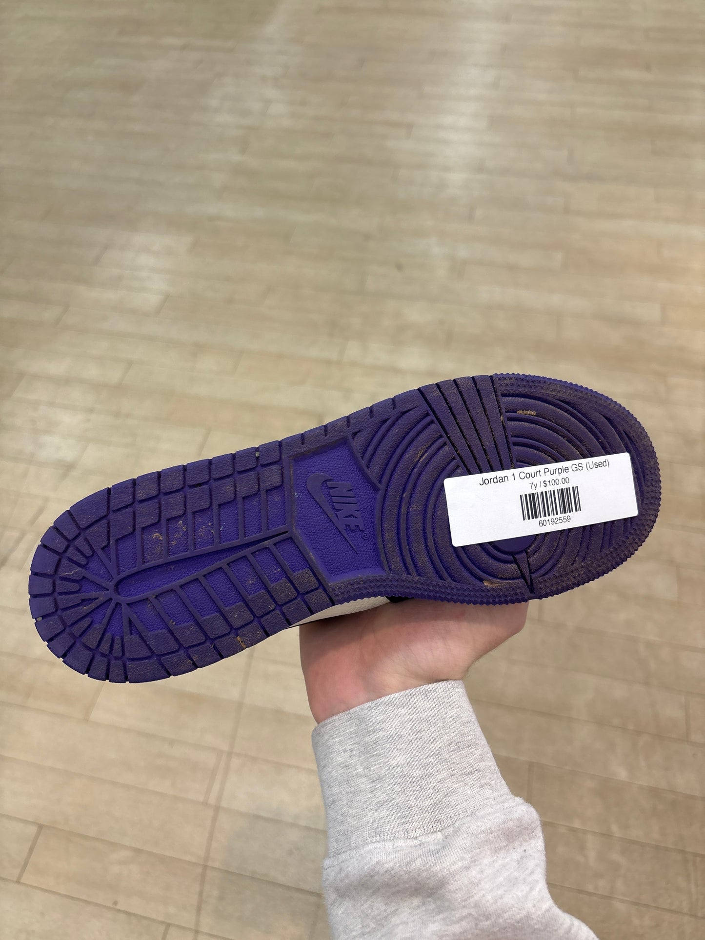Jordan 1 Court Purple GS (Used)
