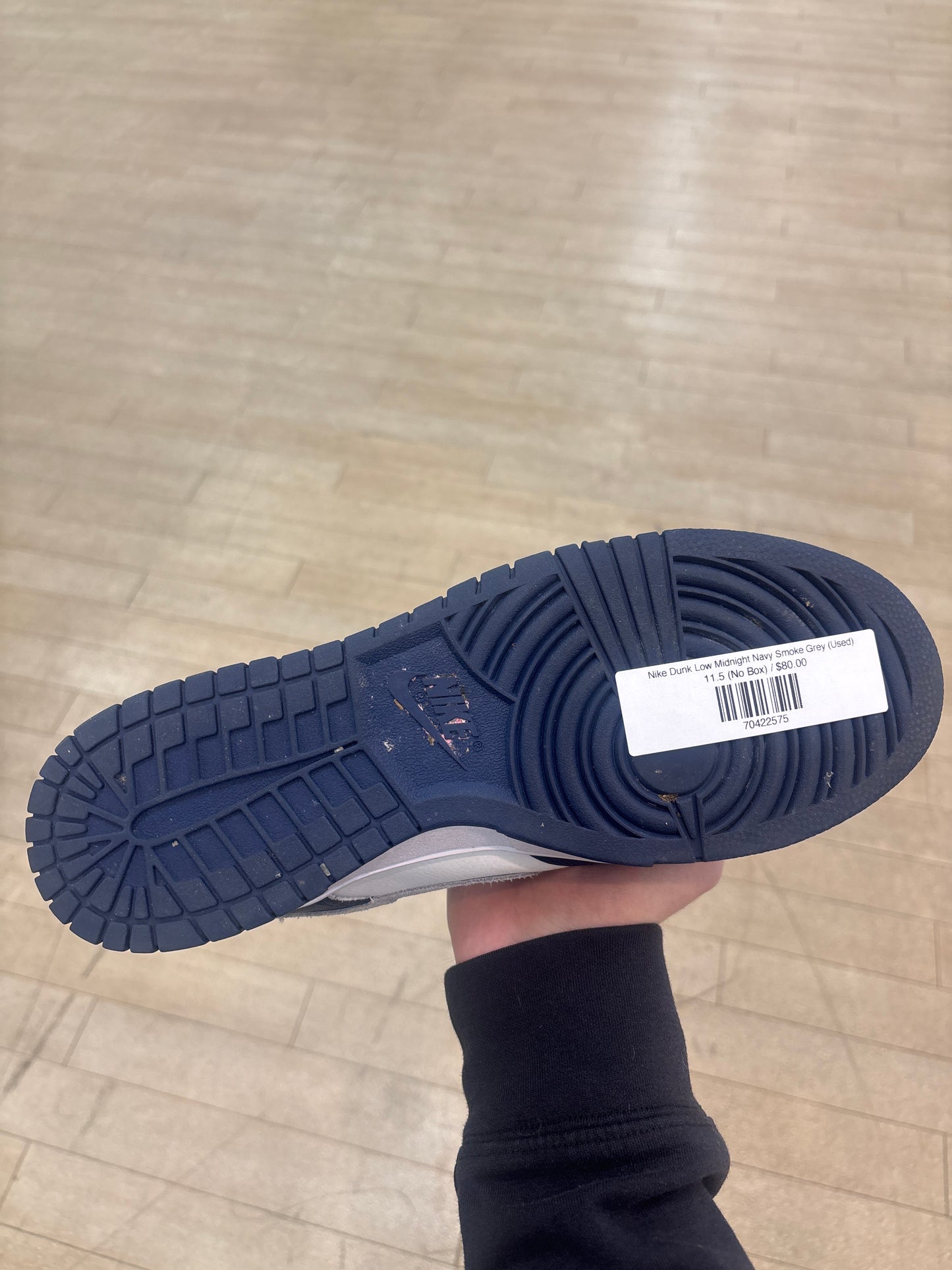 Nike Dunk Low Midnight Navy Smoke Grey (Used)