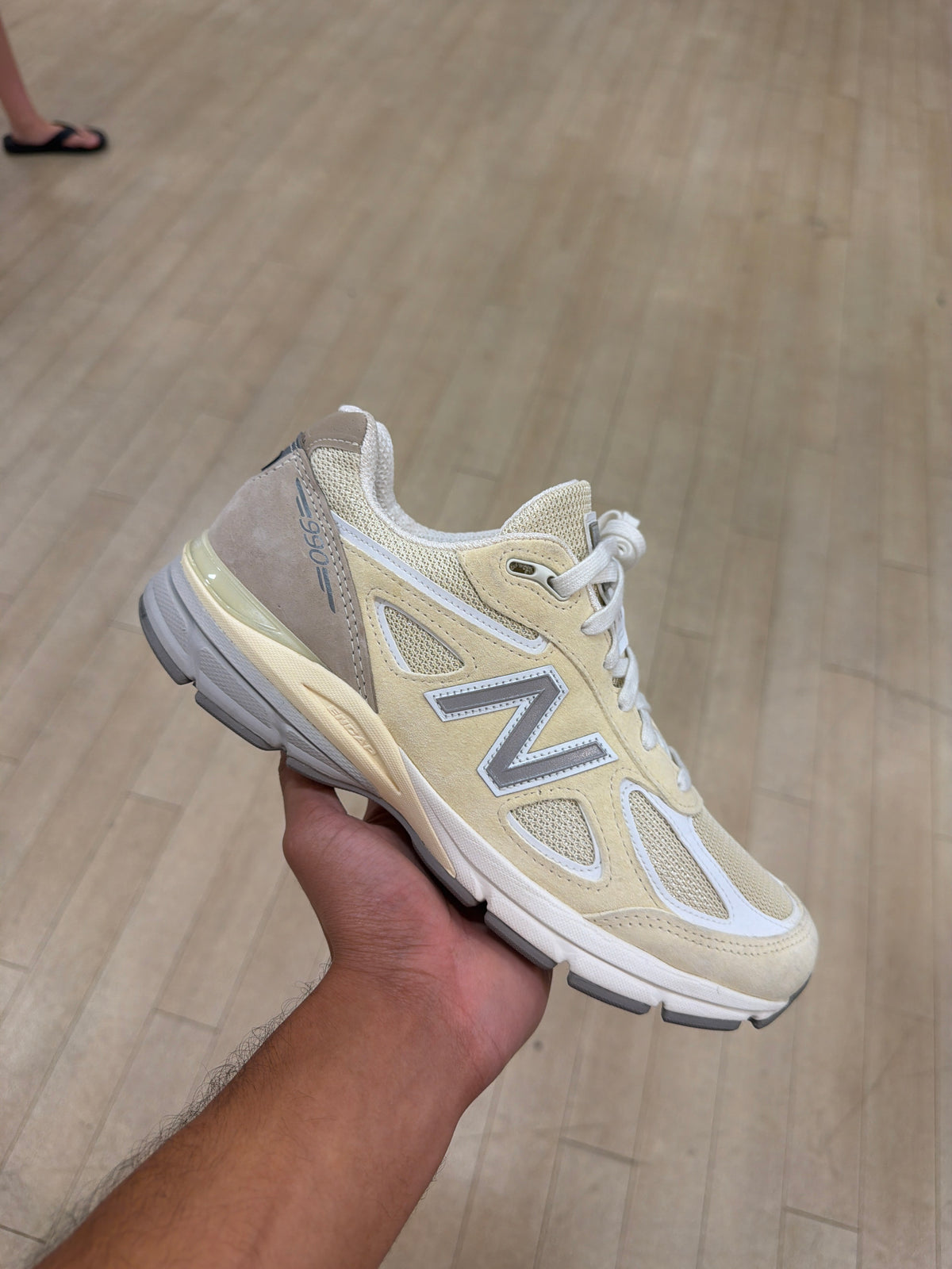 New Balance 990 V4 Limestone (Used)