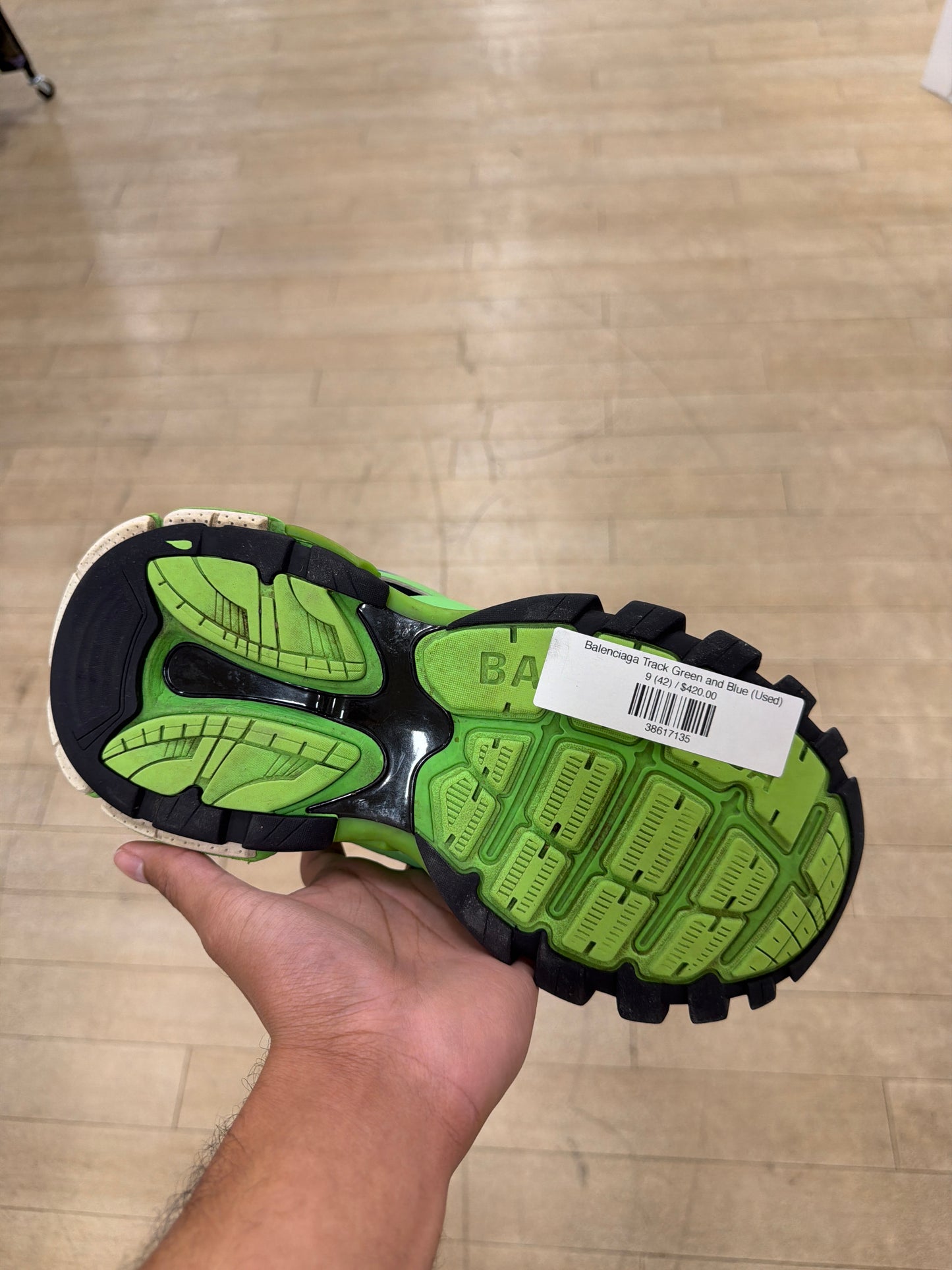 Balenciaga Track Green and Blue (Used)