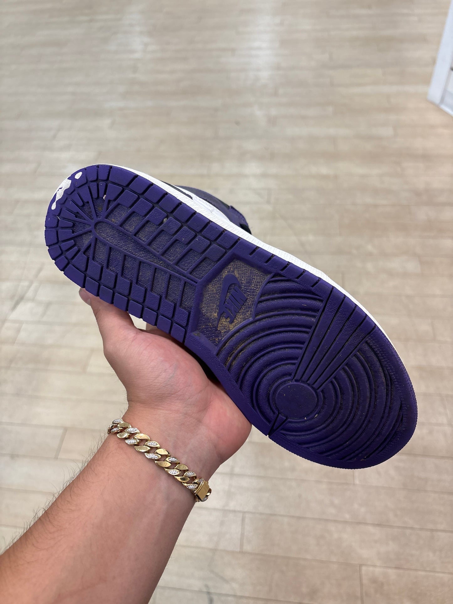 Jordan 1 High Court Purple White (Used)