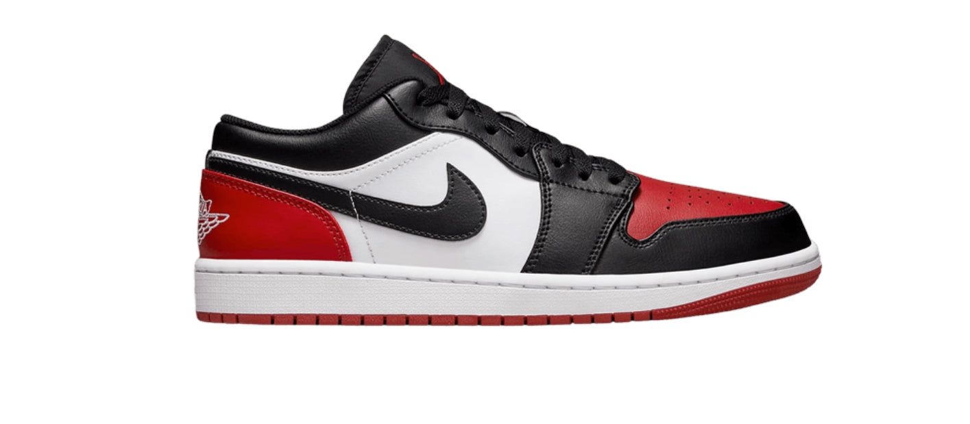 Jordan 1 Low Bred Toe 2.0