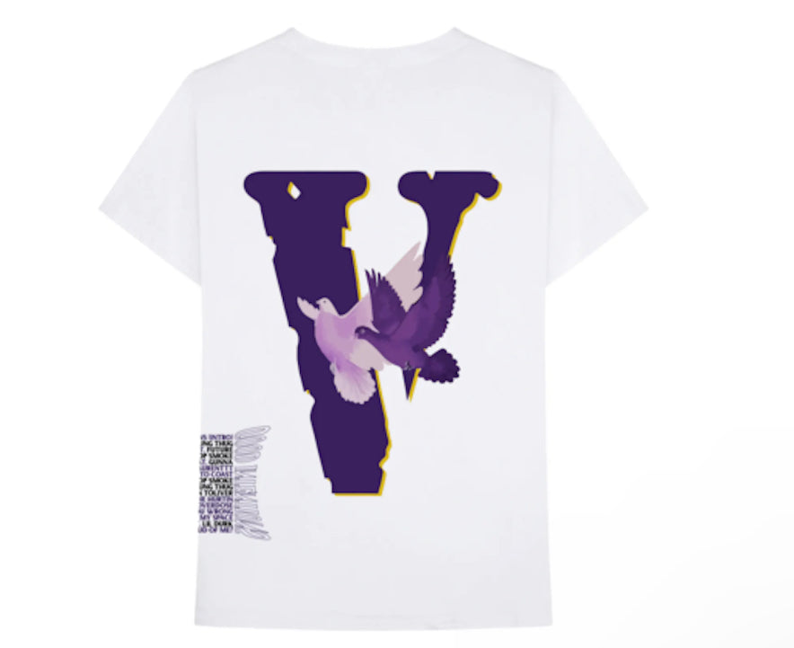 Vlone Nav X Doves White Tee
