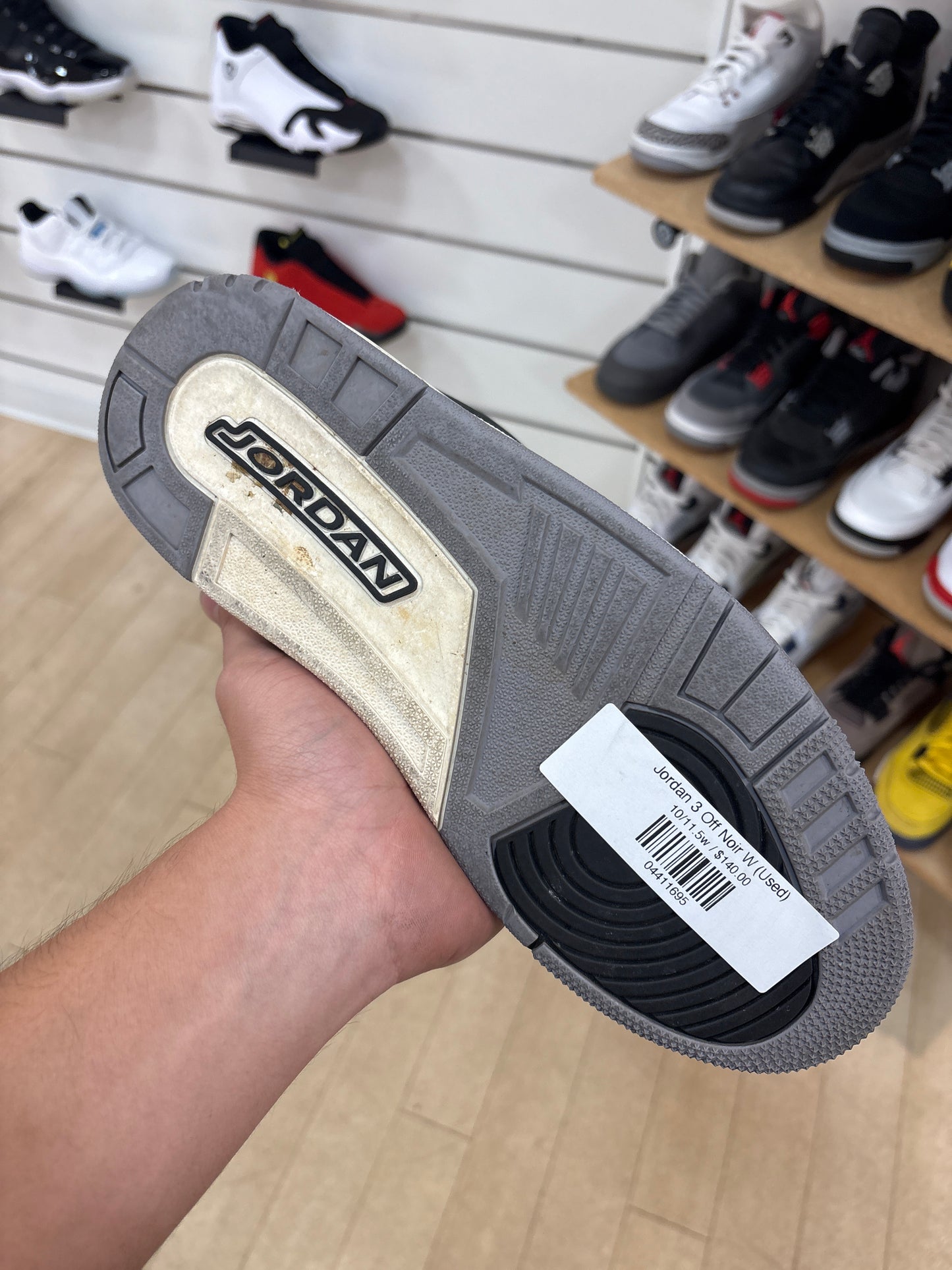 Jordan 3 Off Noir W (Used)