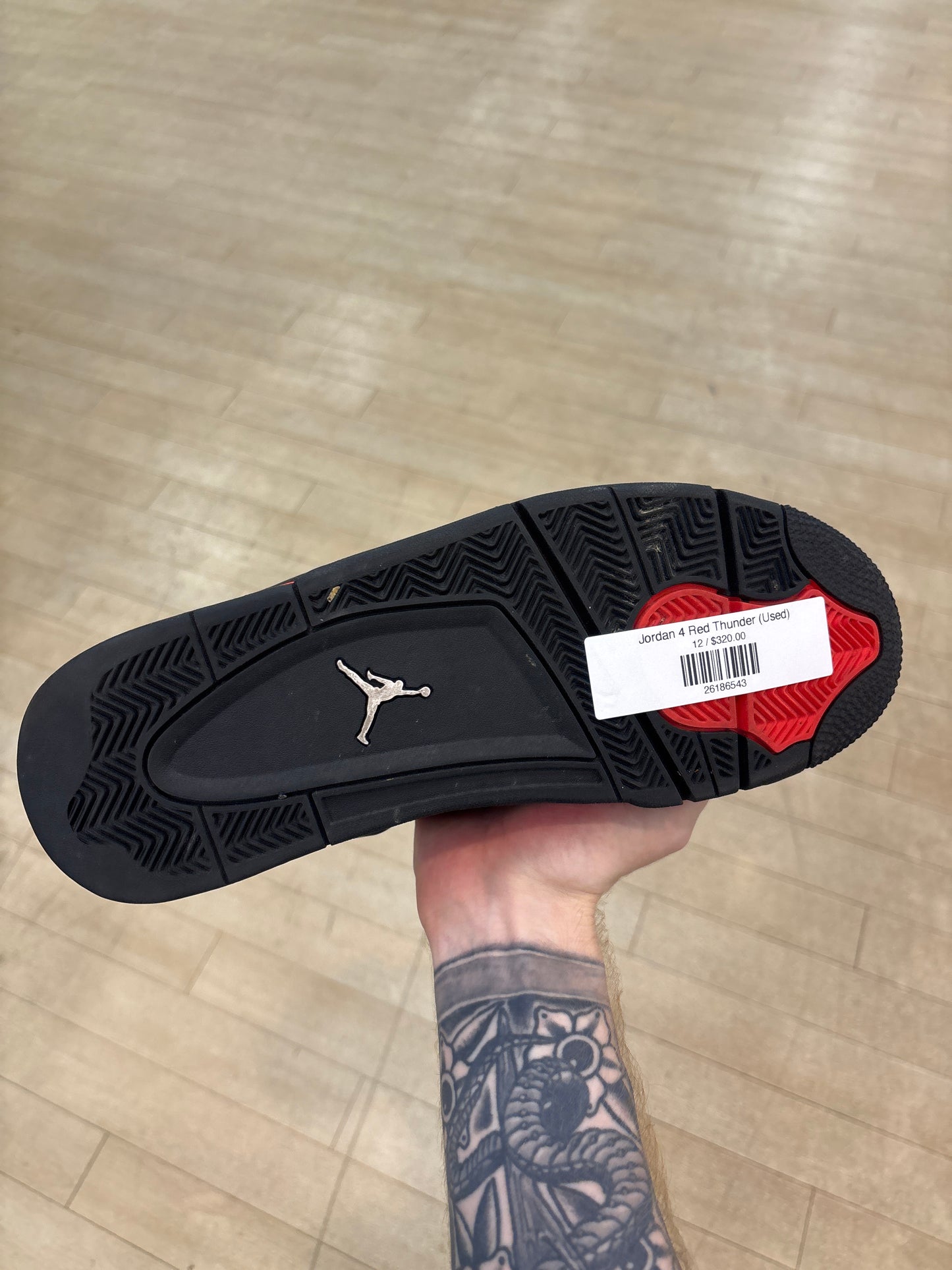 Jordan 4 Red Thunder (Used)