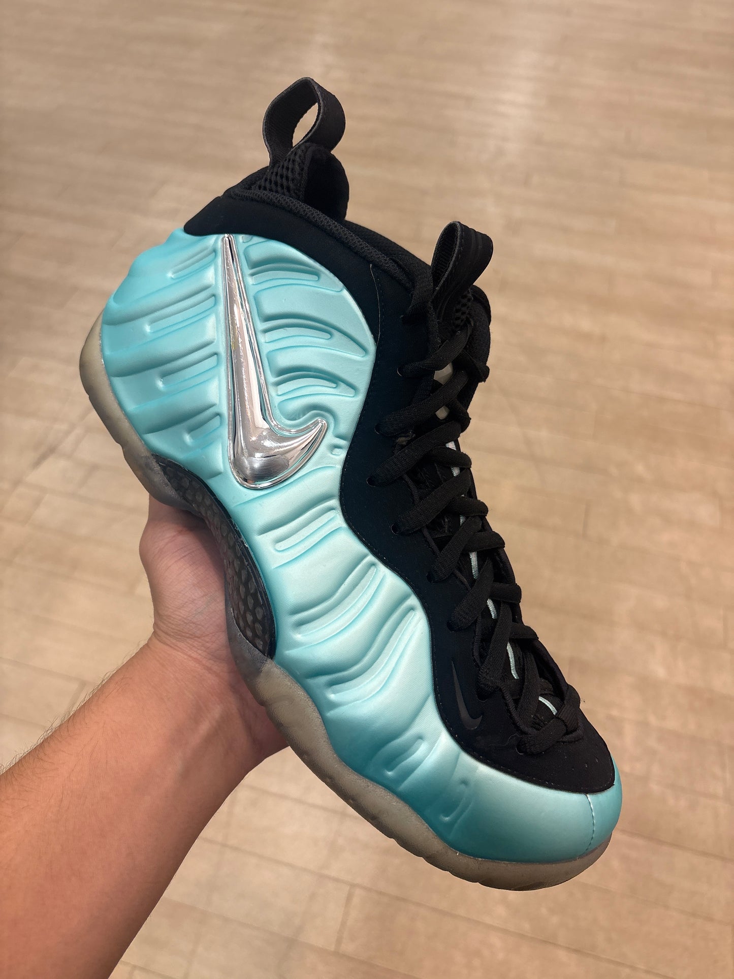 Air Foamposite Pro Island Green (Used)