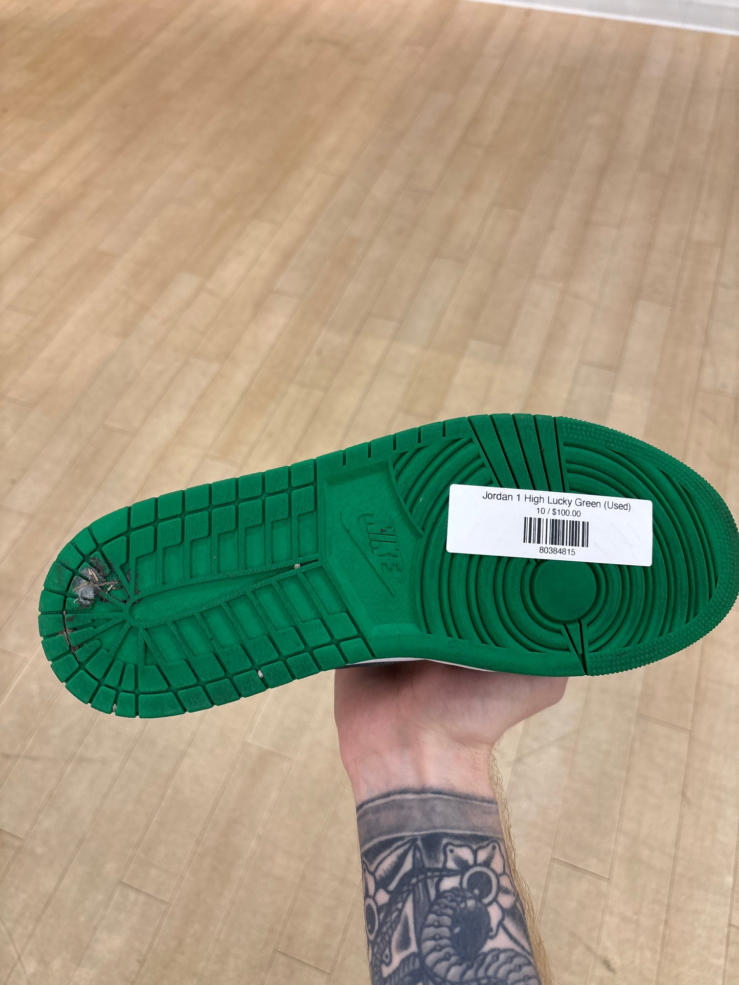 Jordan 1 High Lucky Green (Used)
