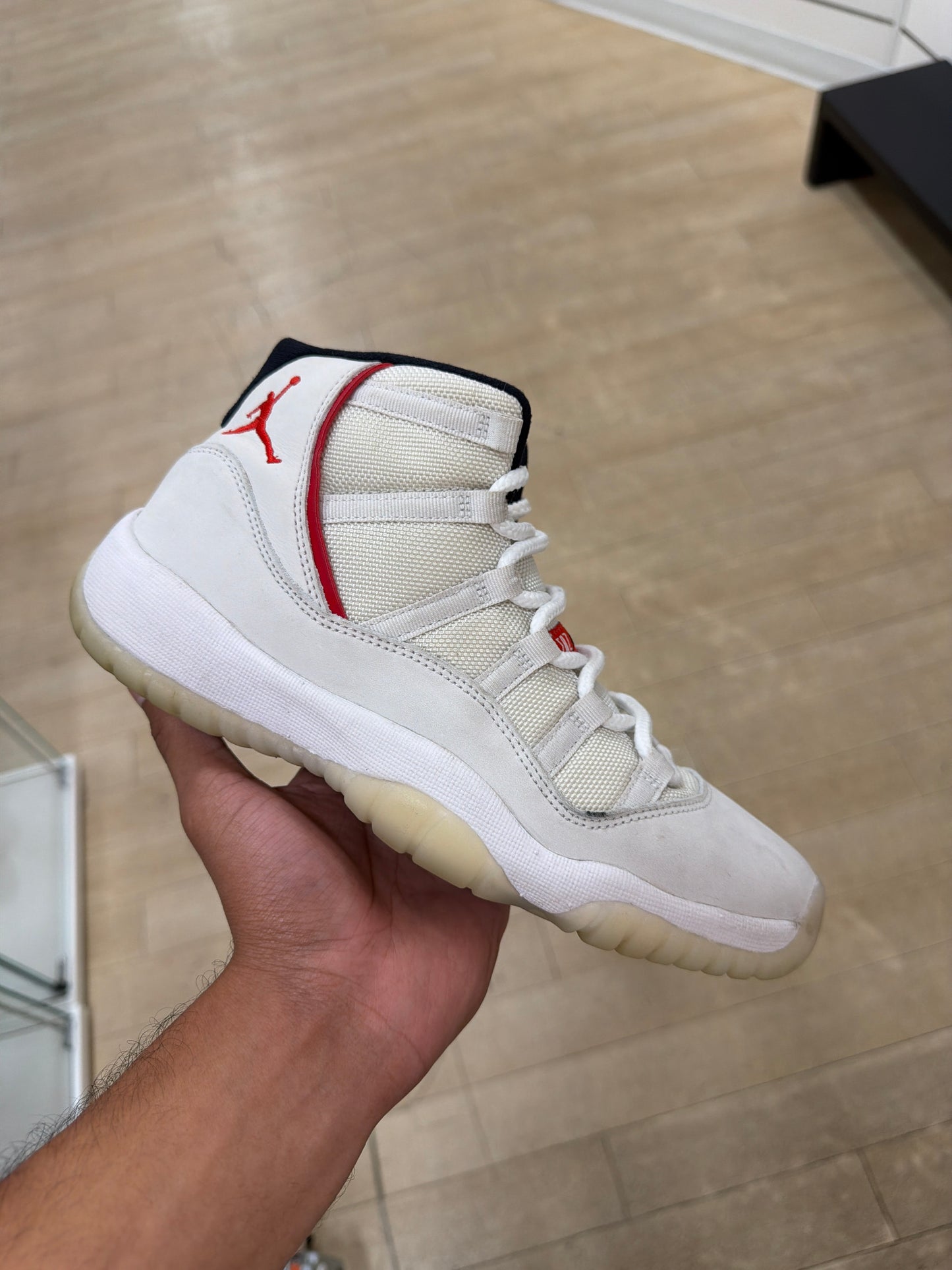 Jordan 11 High Platinum Tint GS (Used)