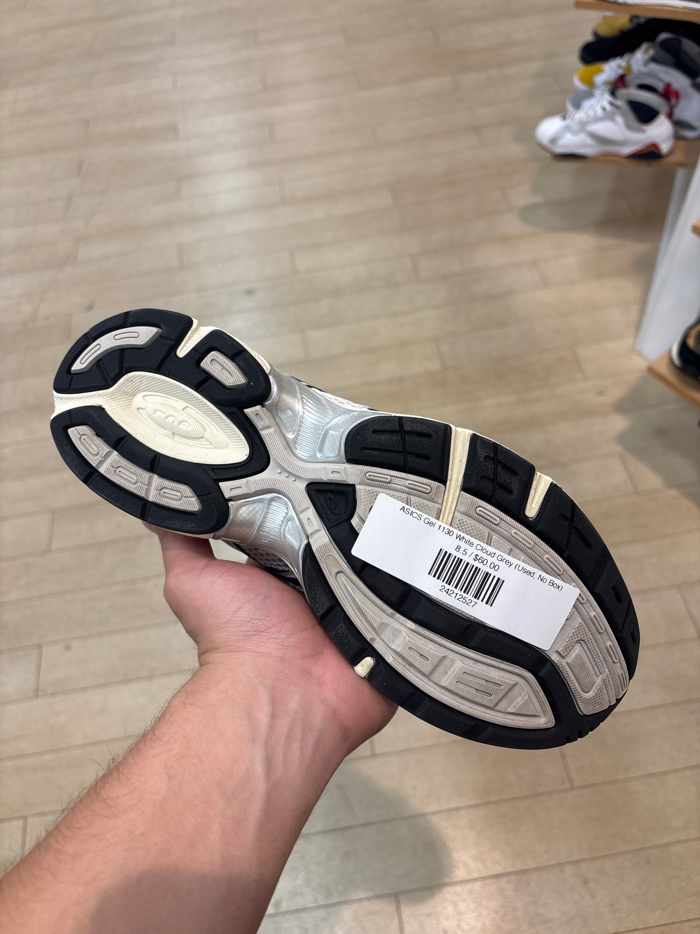 ASICS Gel 1130 White Cloud Grey (Used, No Box)