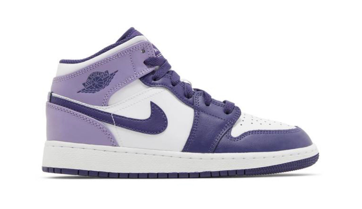 Jordan 1 Mid Sky Purple GS