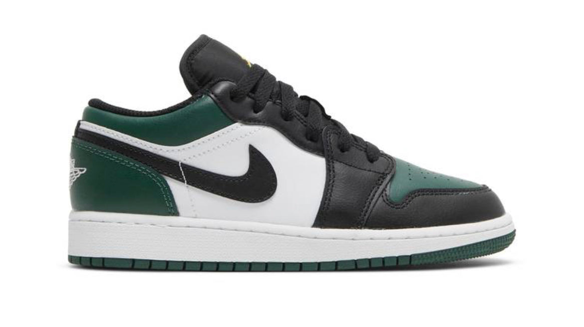 Jordan 1 Low Green Toe GS