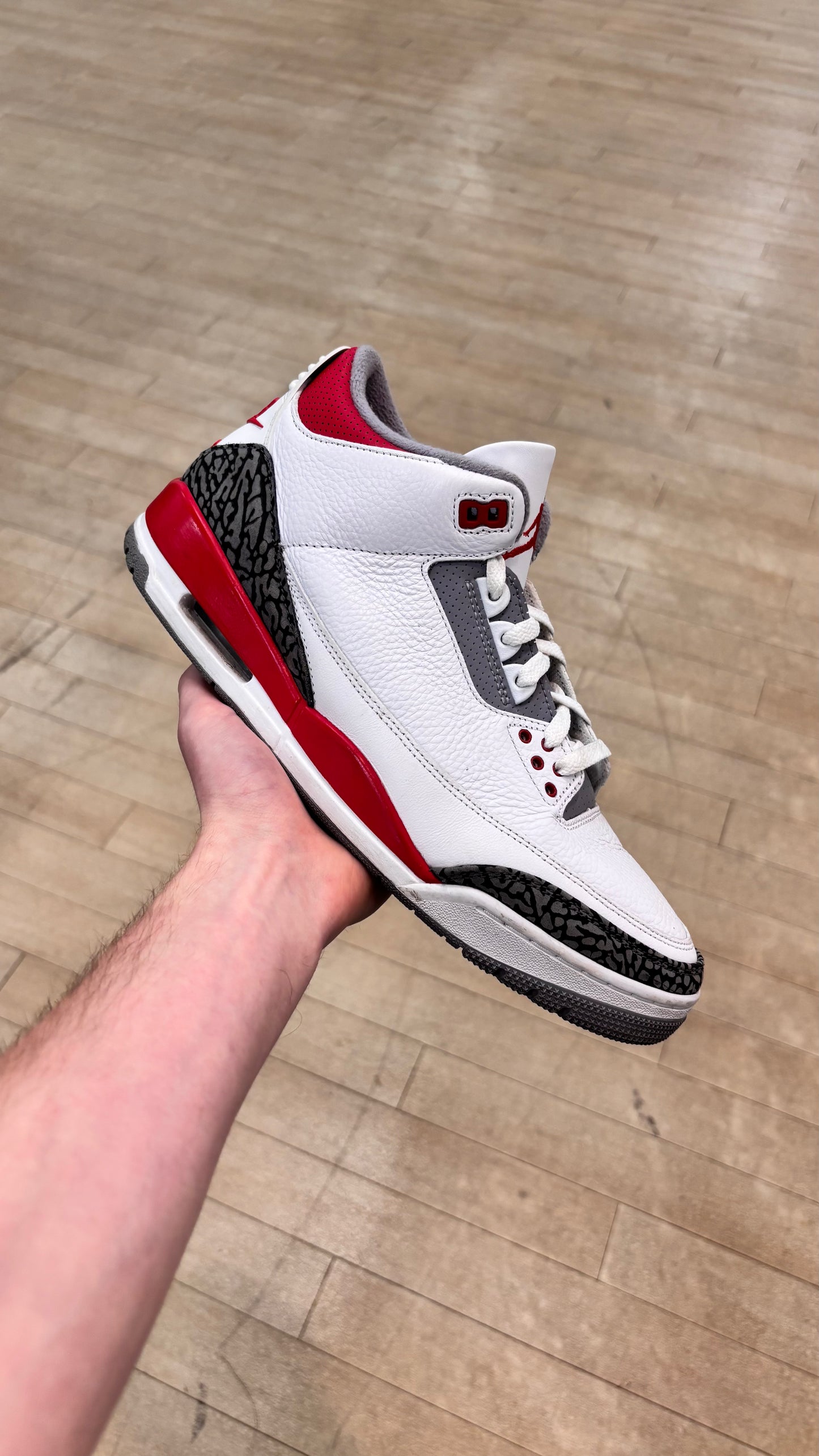 Jordan 3 Fire Red (Used)