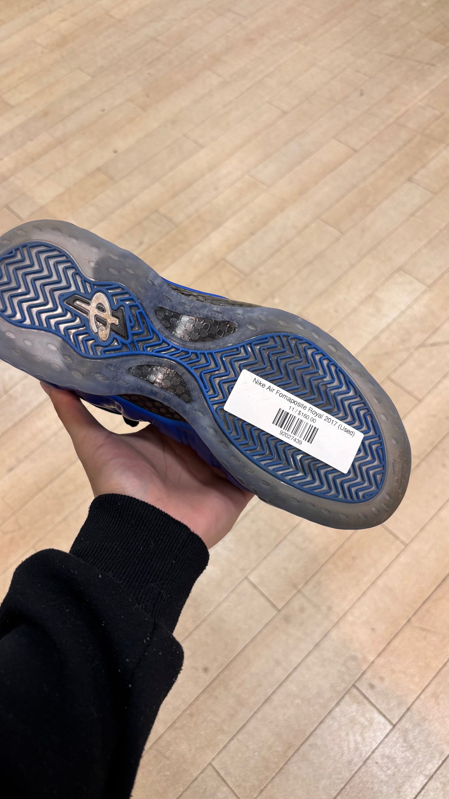 Nike Air Foamposite Royal 2017 (Used)