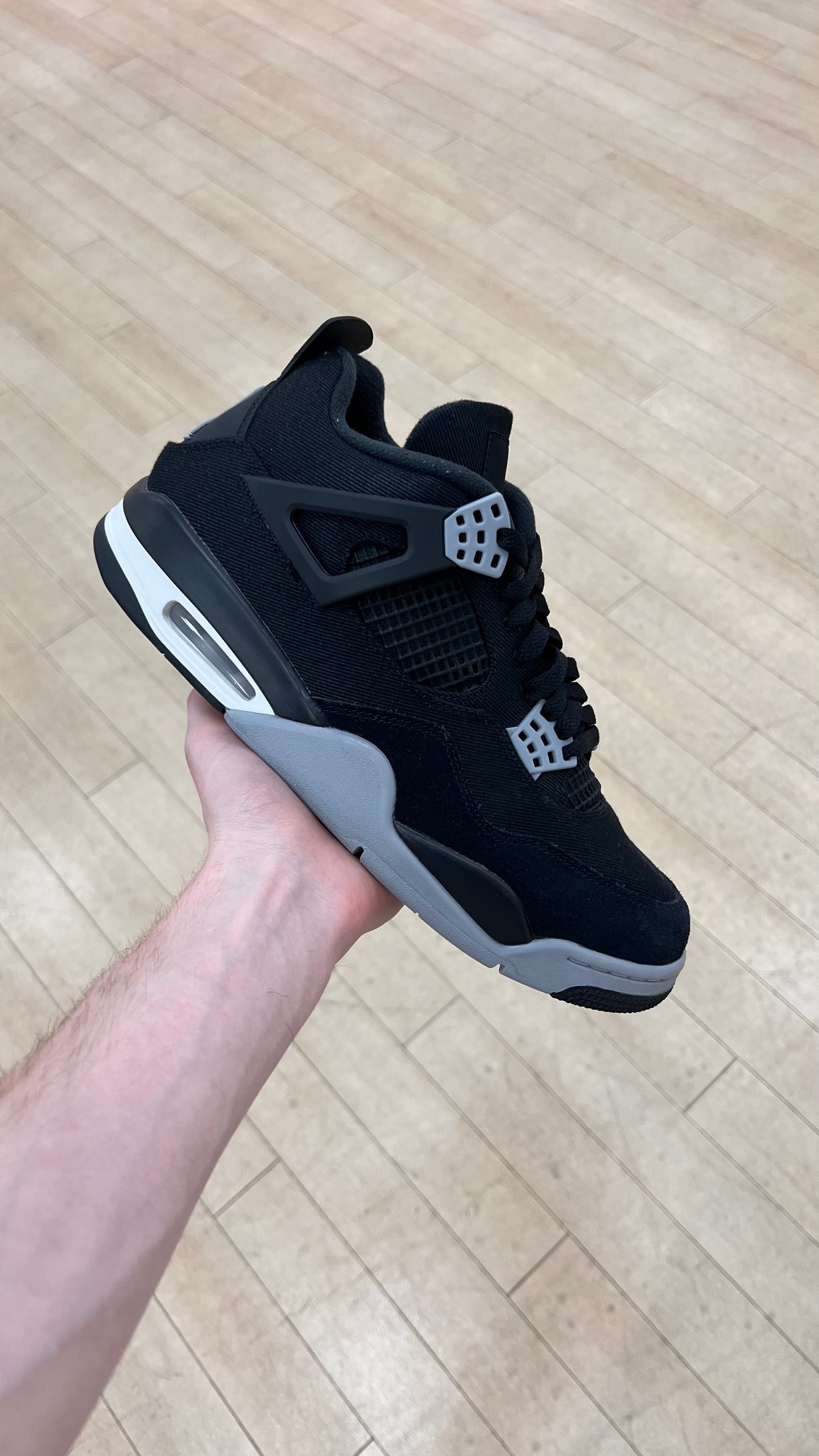 Jordan 4 Black Canvas (Used)