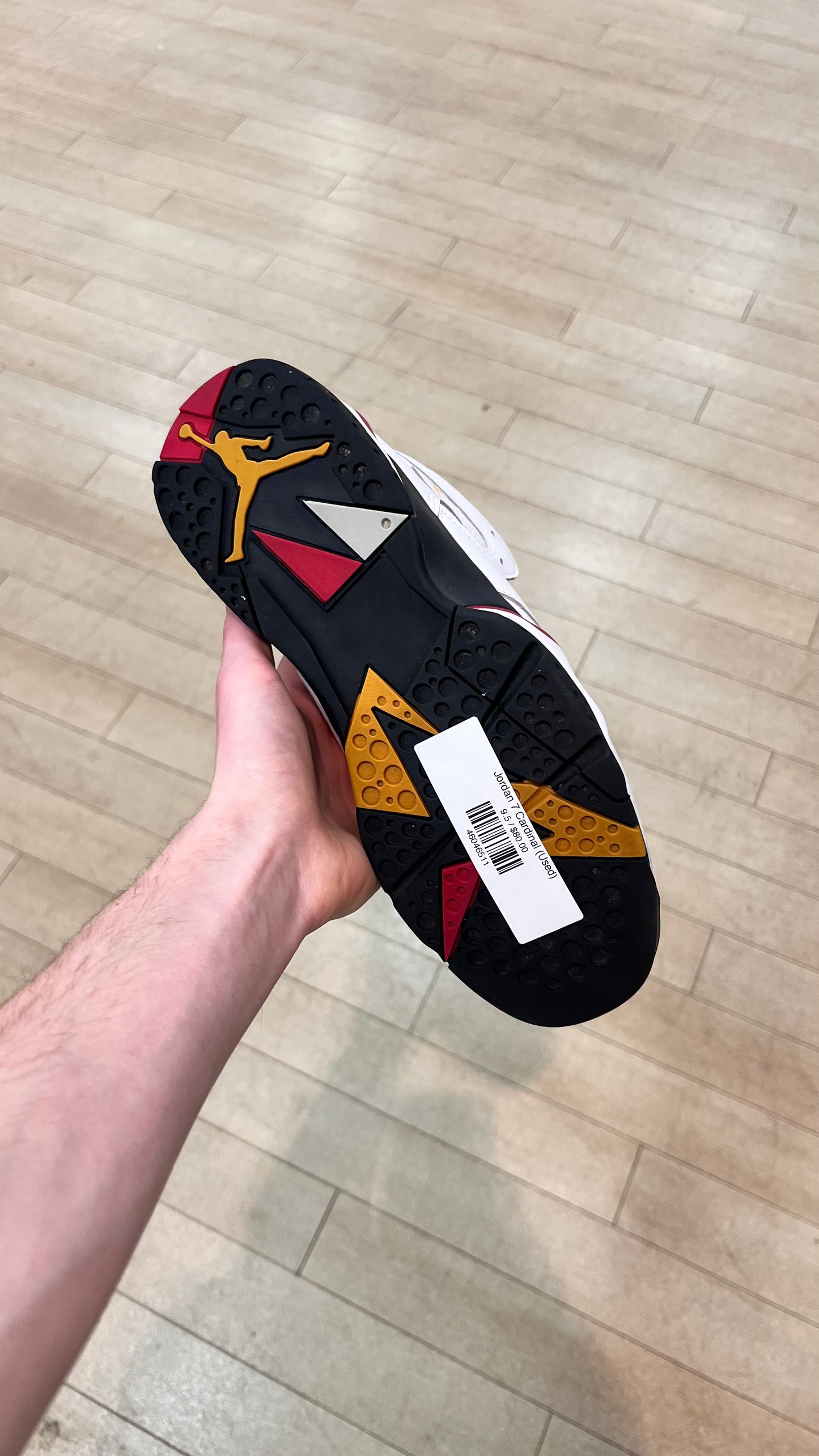 Jordan 7 Cardinal (Used)