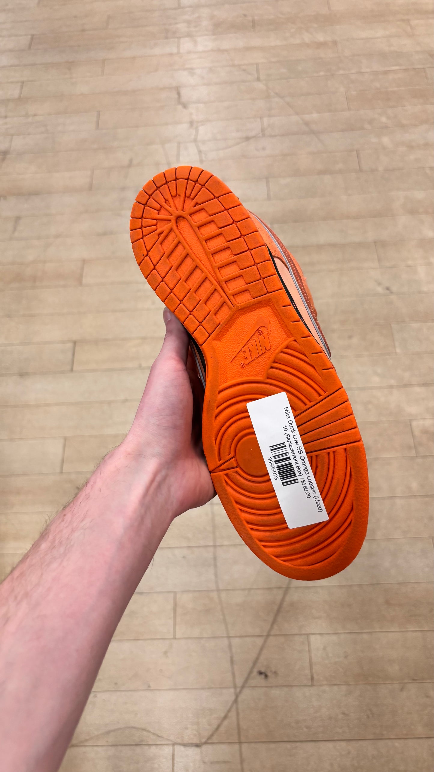 Nike Dunk Low SB Orange Lobster (Used)