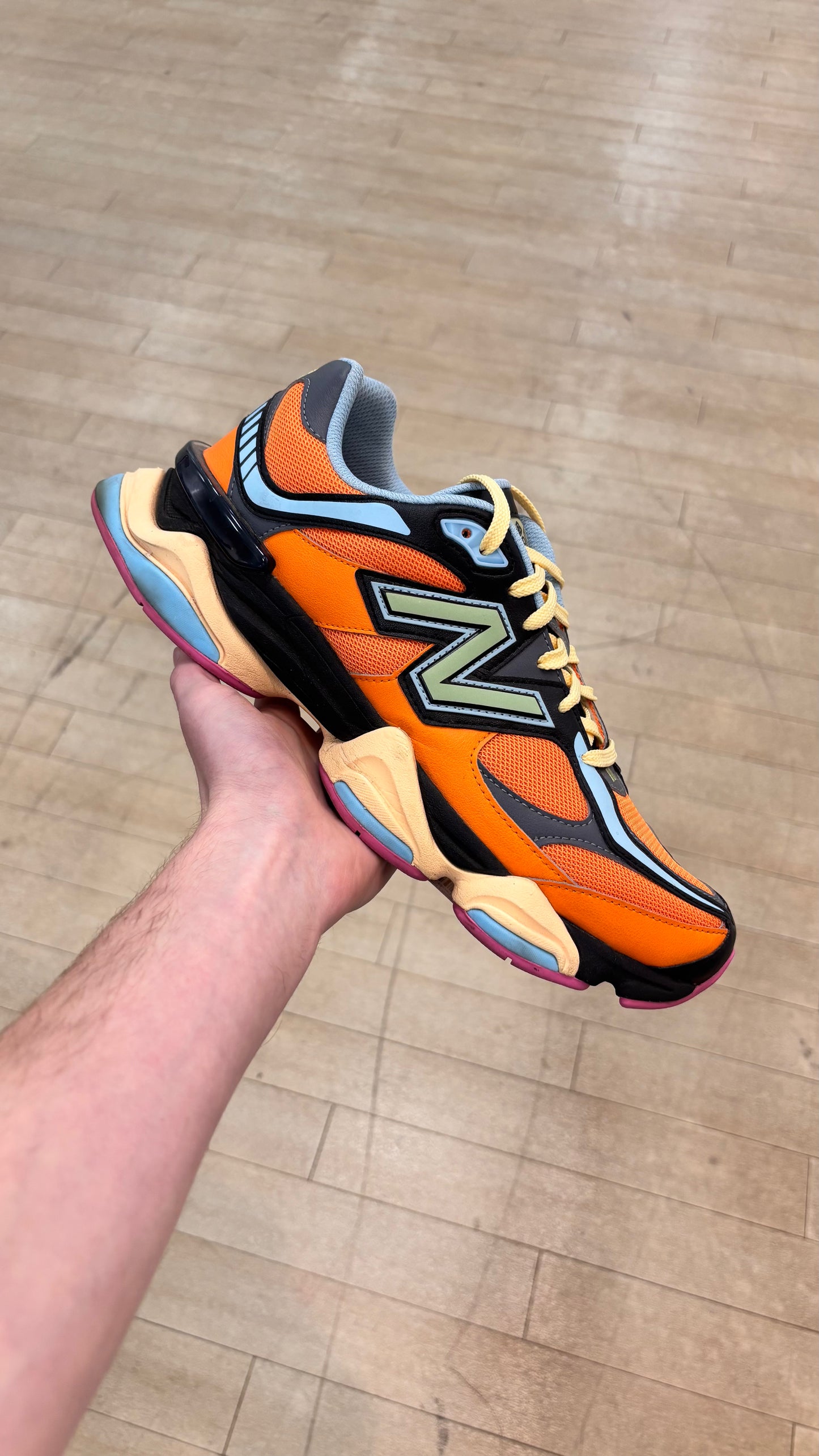 New Balance 9060 Sun Glow Team Sky Blue (Used)