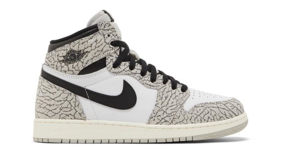 Jordan 1 High White Cement (GS)