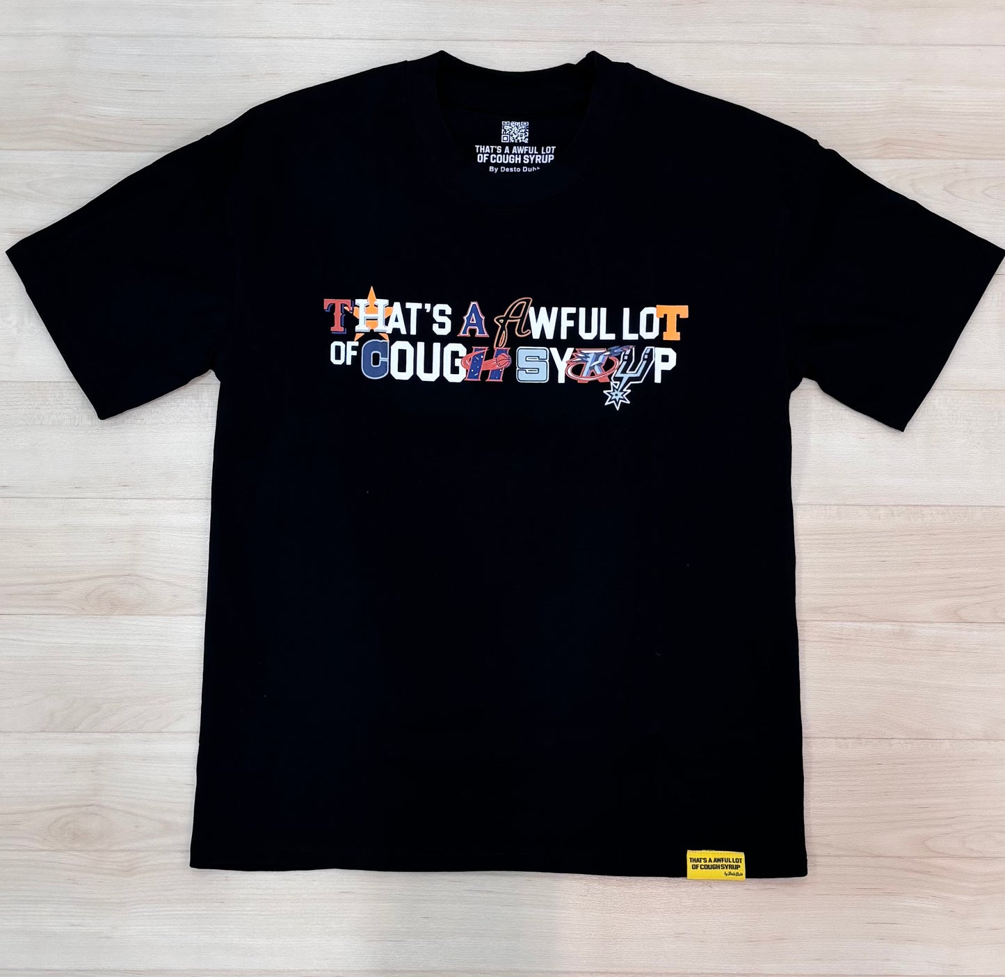 Cough Syrup Tee Black