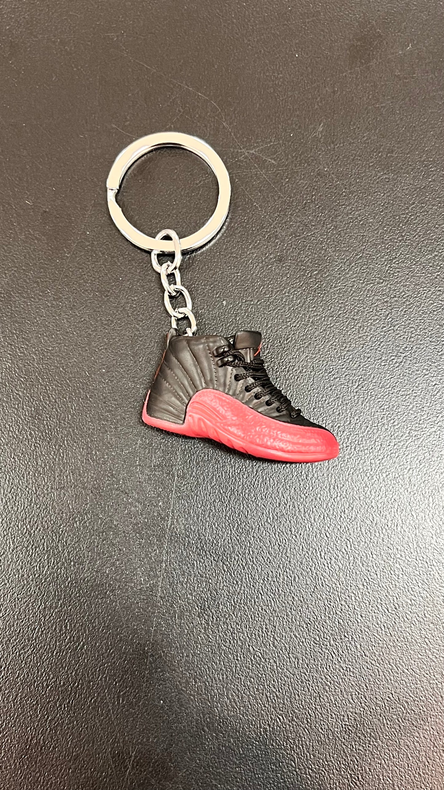 Jordan 12 Flu Game Keychain