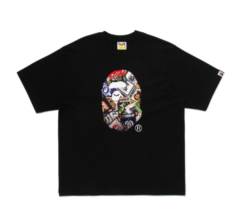 BAPE Trading Card Relaxed Fit Black Tee