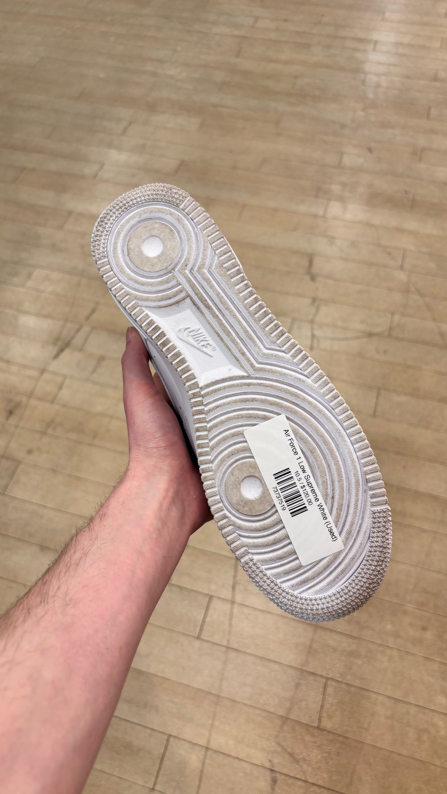 Air Force 1 Low Supreme White (Used)