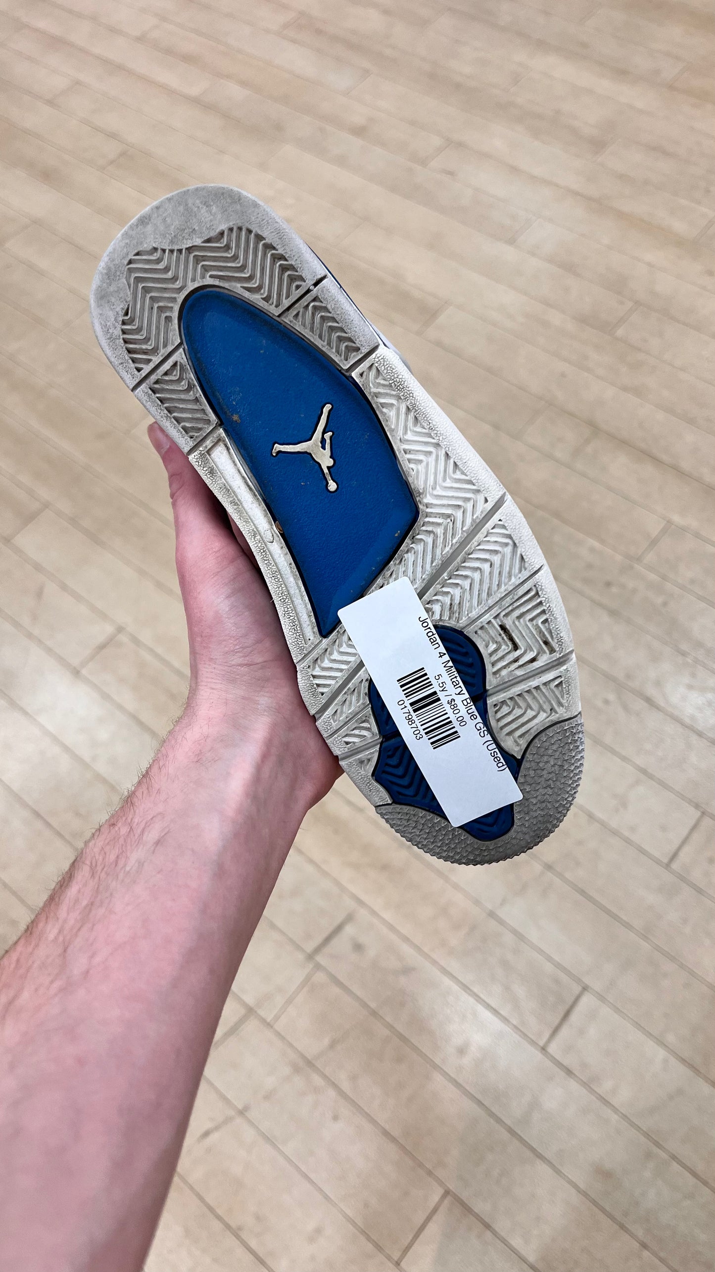 Jordan 4 Military Blue GS (Used)