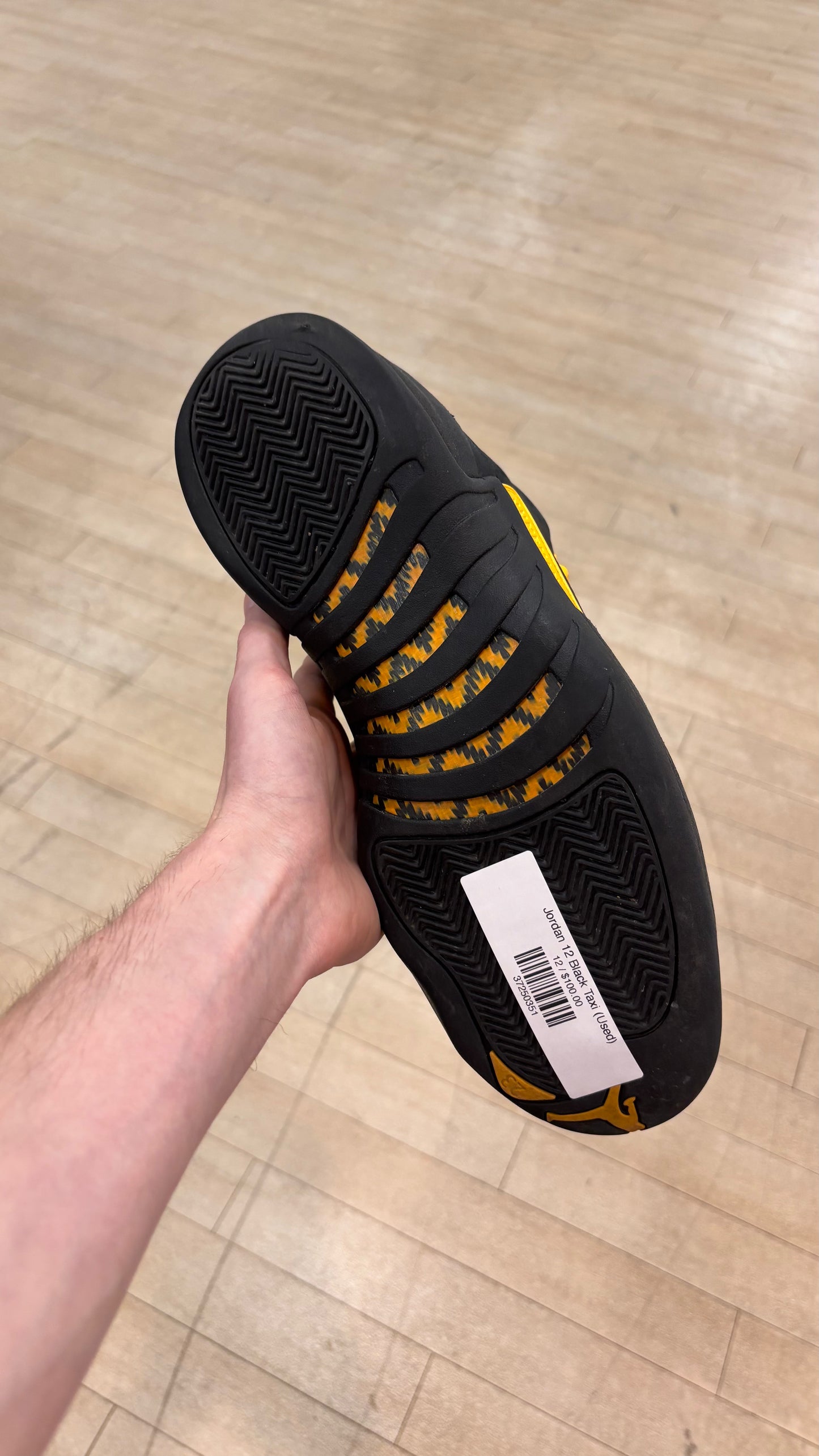 Jordan 12 Black Taxi (Used)