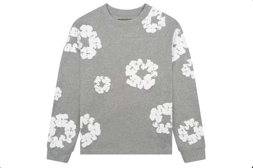 Denim Tears Long Sleeve Grey