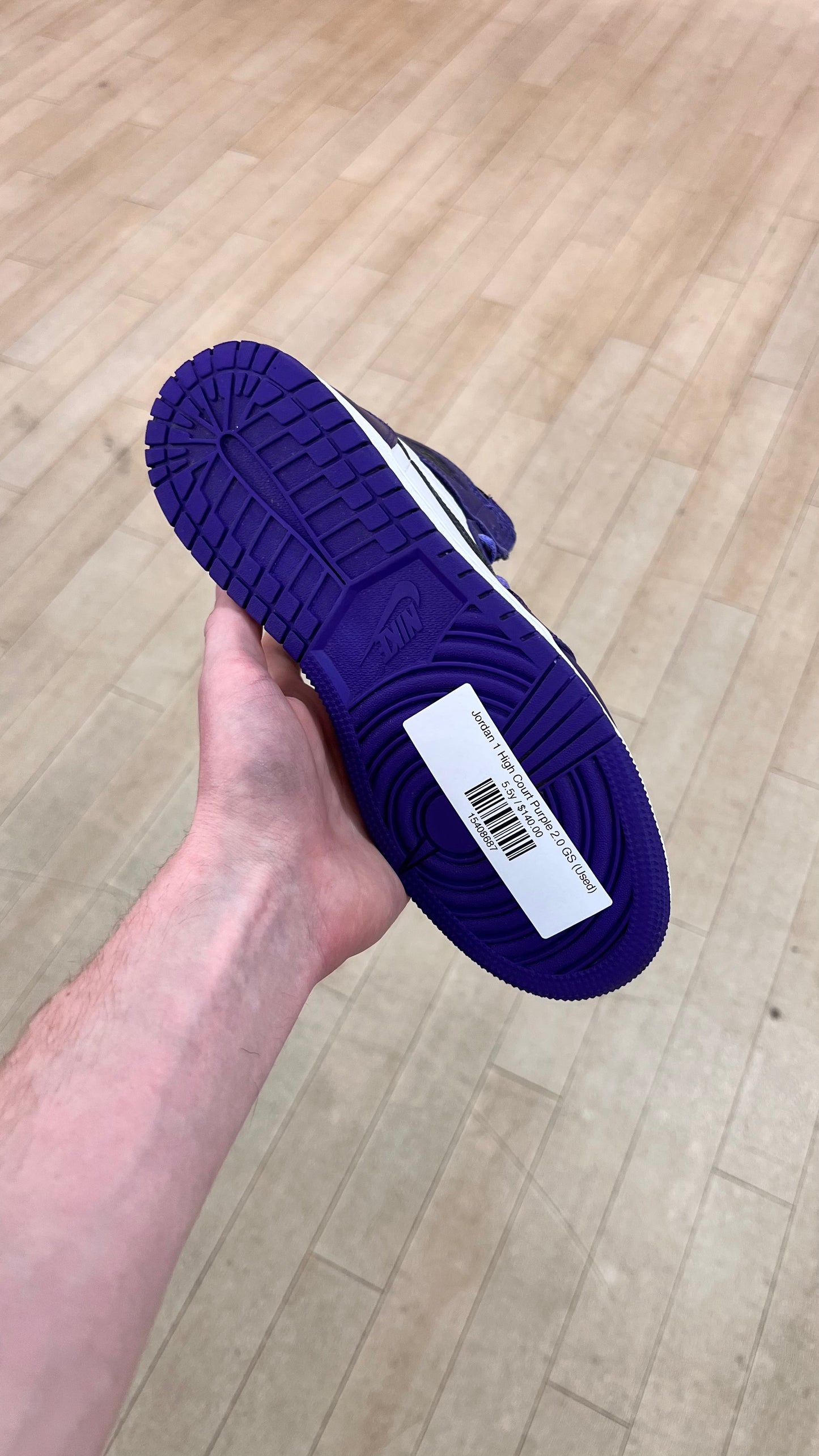 Jordan 1 High Court Purple 2.0 GS (Used)