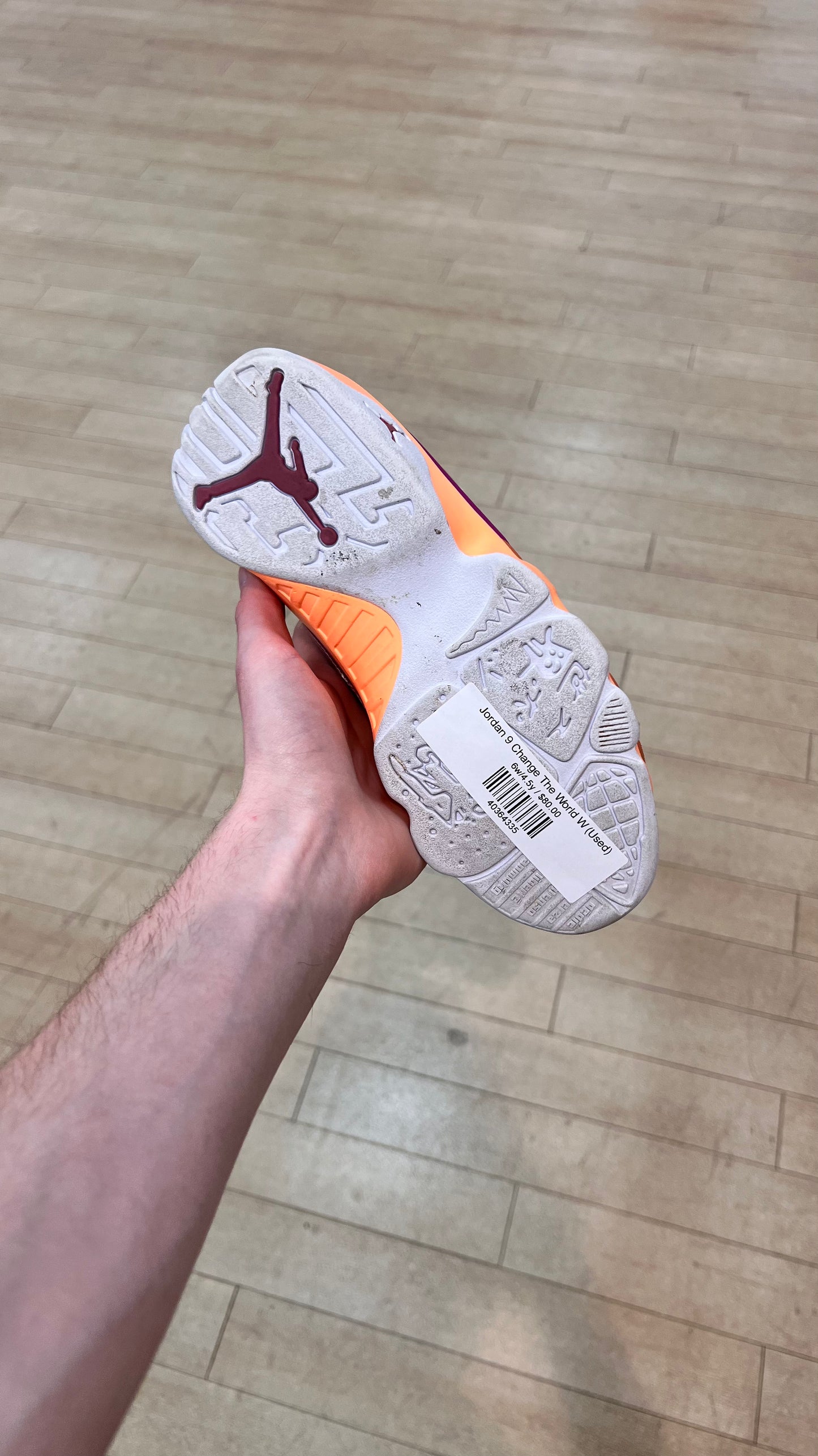 Jordan 9 Change The World W (Used)
