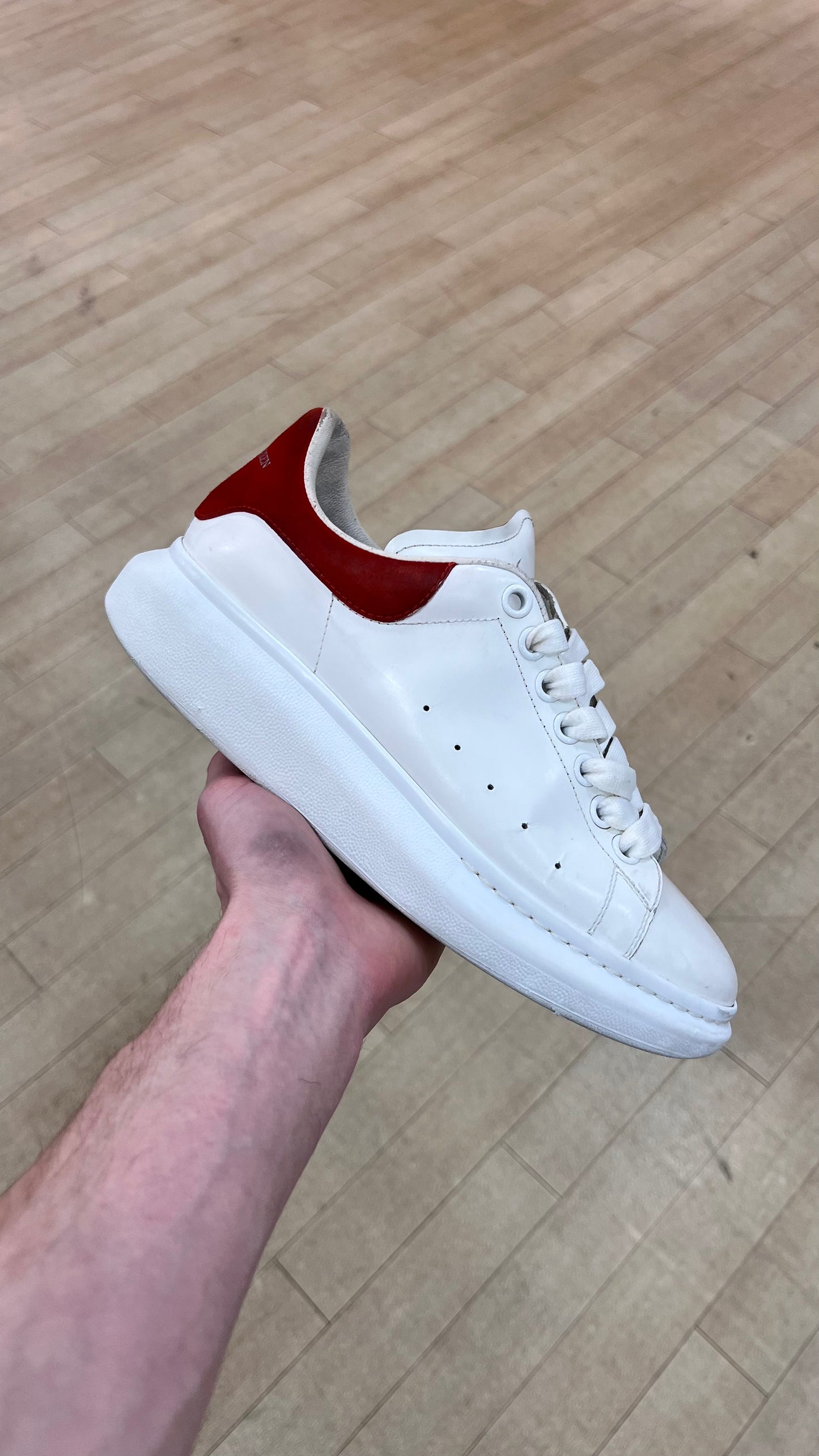 Alexander McQueen Oversized White & Red (Used)