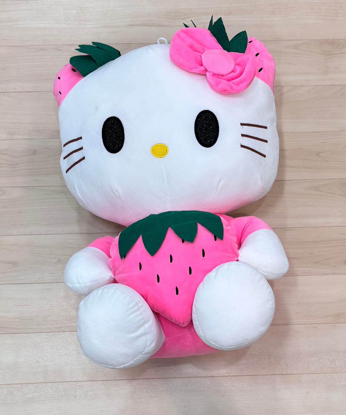 Hello Kitty Strawberry Pink Plushie