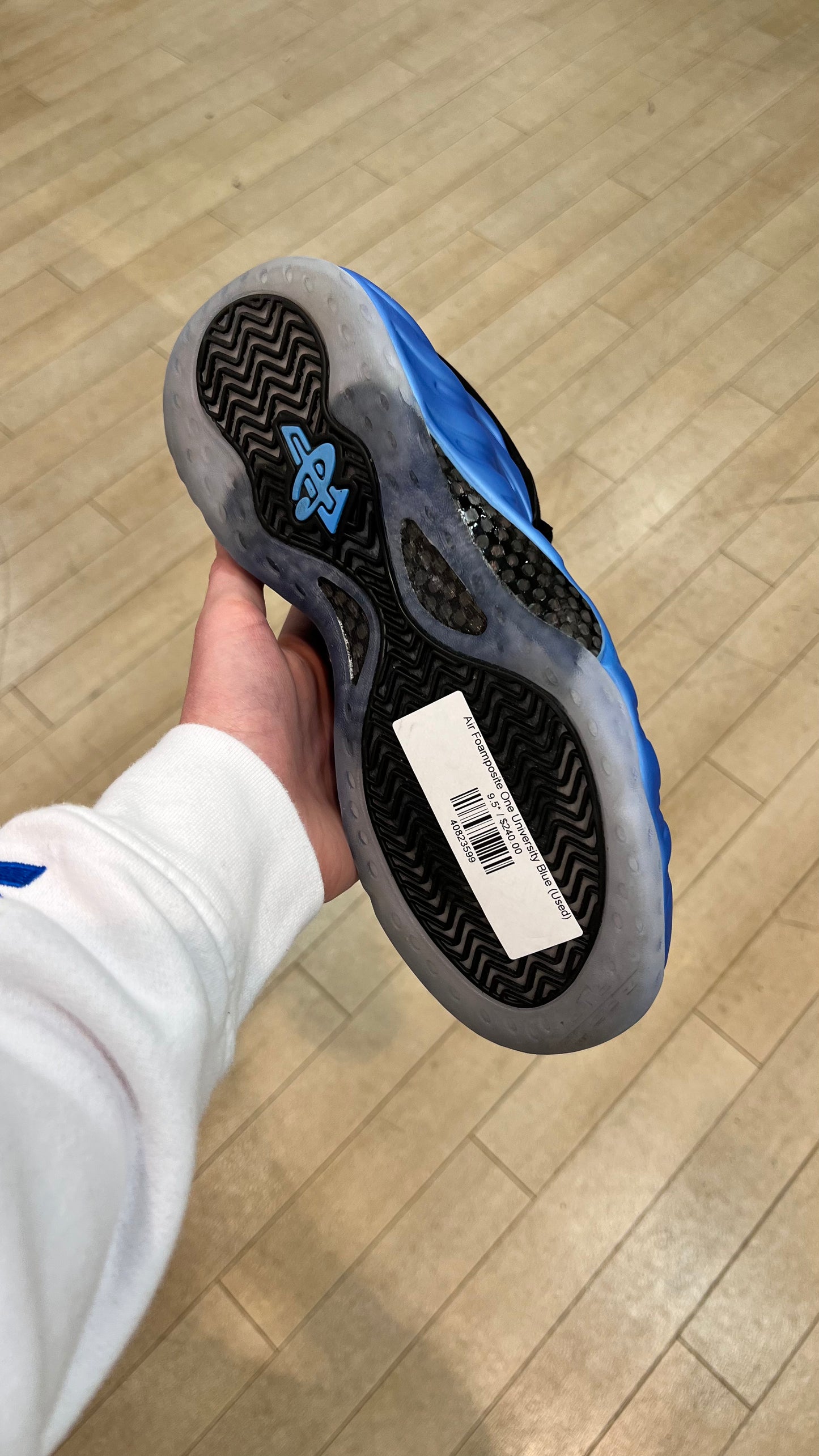 Air Foamposite One University Blue (Used)